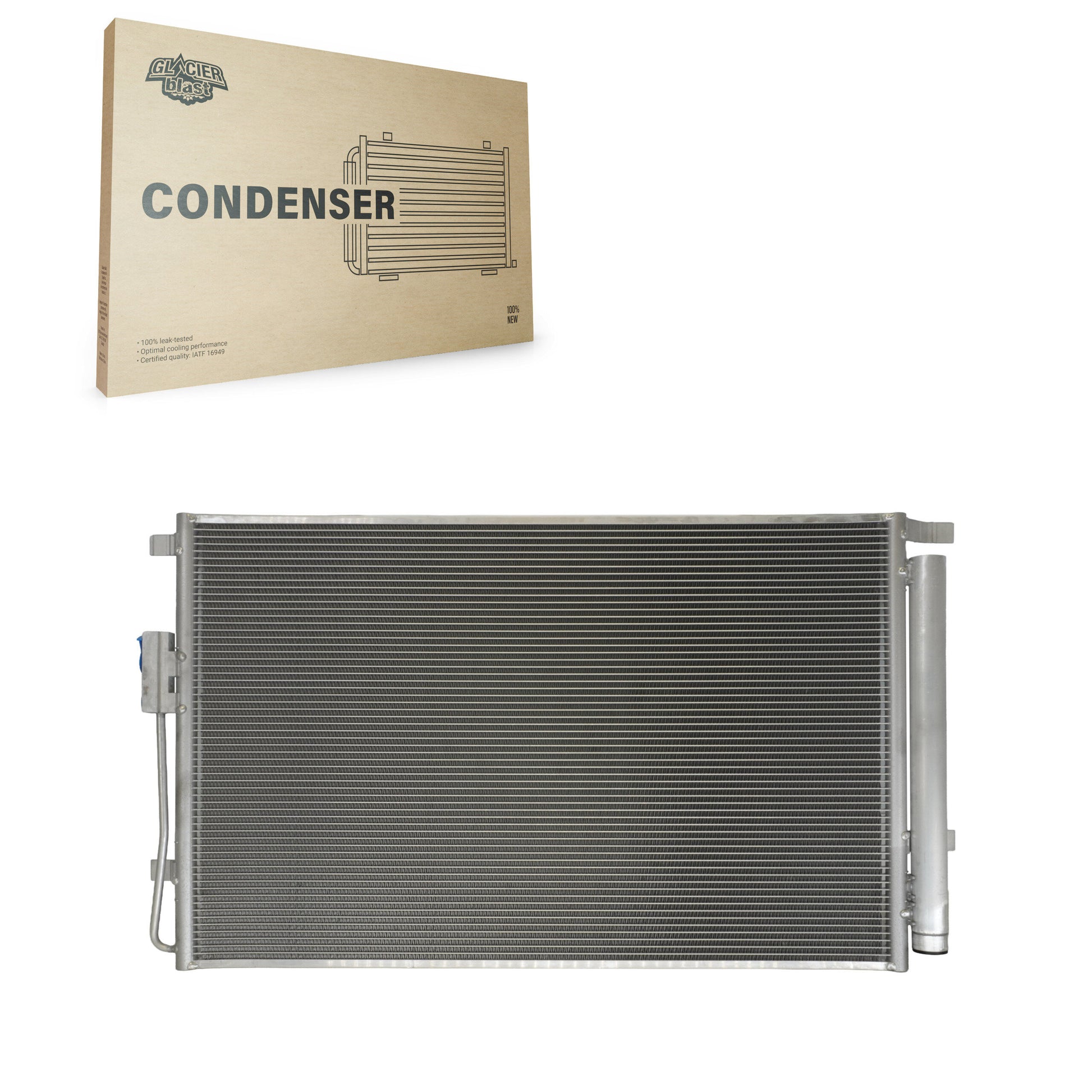 Glacier Blast GLB-KA30015 A/C Condenser for 2016-2020 Kia Sorento - N/A