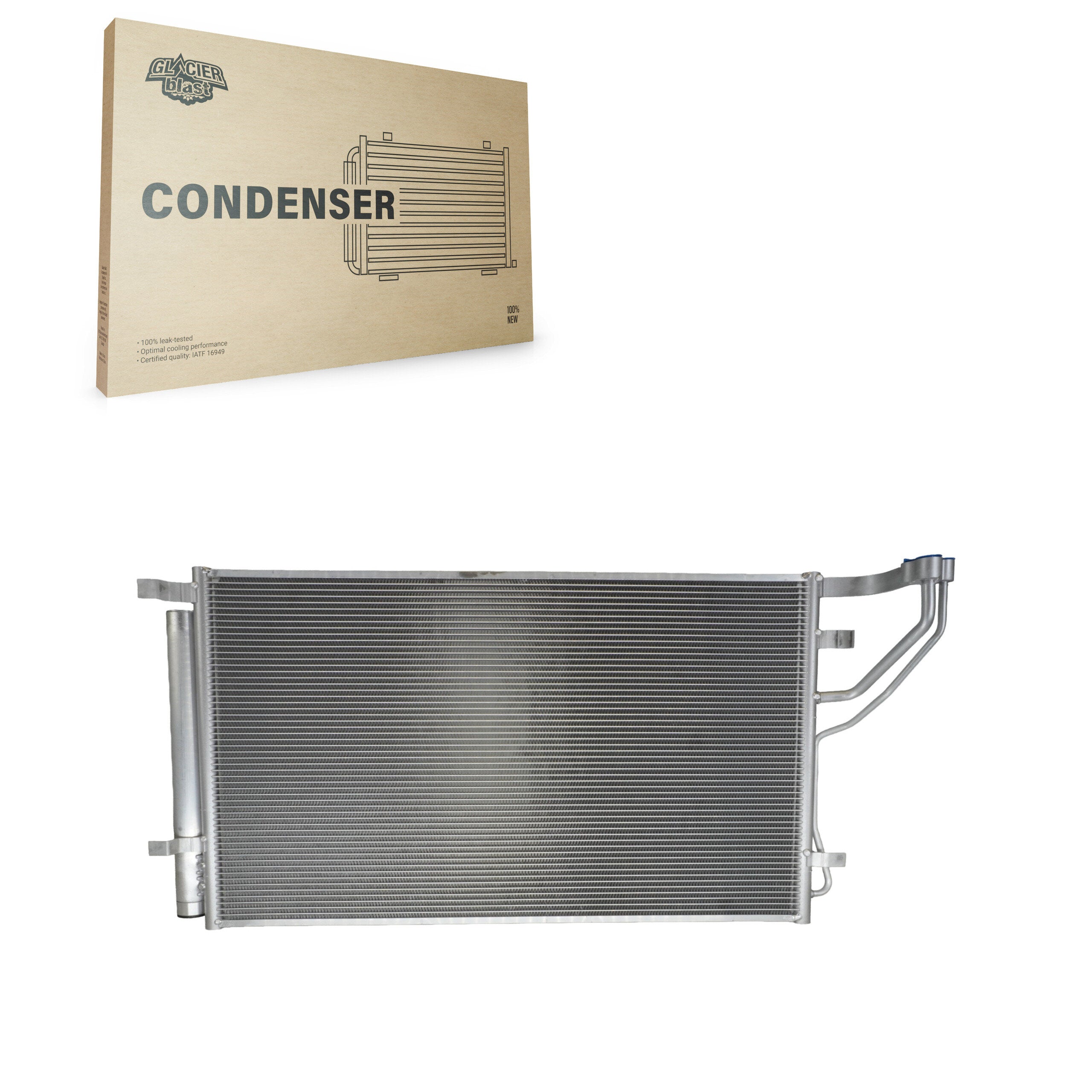 Glacier Blast GLB-KA30031 A/C Condenser for 2016-2018 Kia Optima - N/A