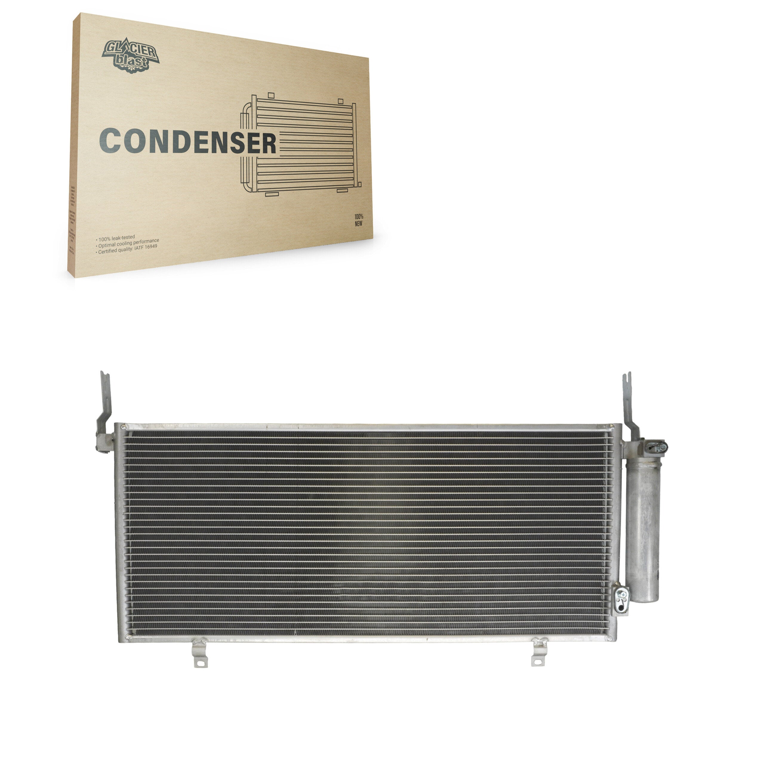 Glacier Blast GLB-MI3457 A/C Condenser for 2006-2012 Mitsubishi Eclipse - N/A