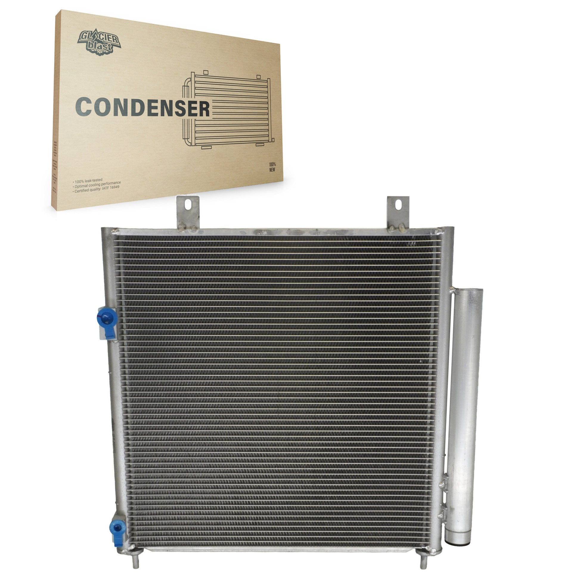 Glacier Blast GLB-MI4331 A/C Condenser for 2014-2015 Mitsubishi Mirage - N/A