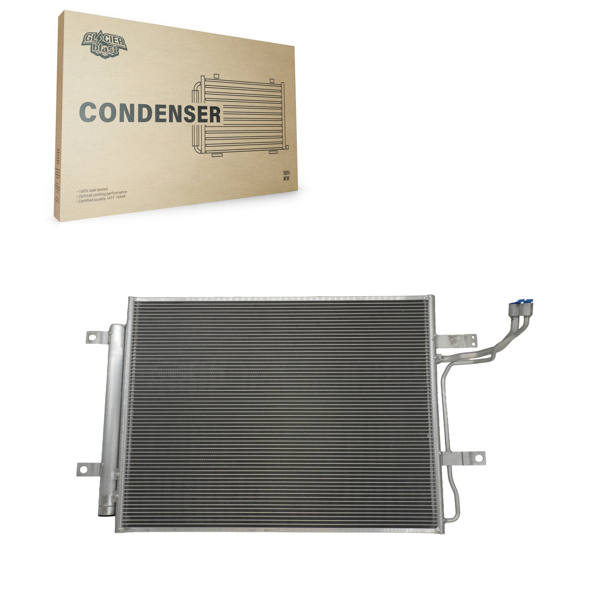 Glacier Blast GLB-MZ30143 A/C Condenser for 2019-2025 Mazda 3, Mazda 3 Sport, Mazda CX-30 - N/A