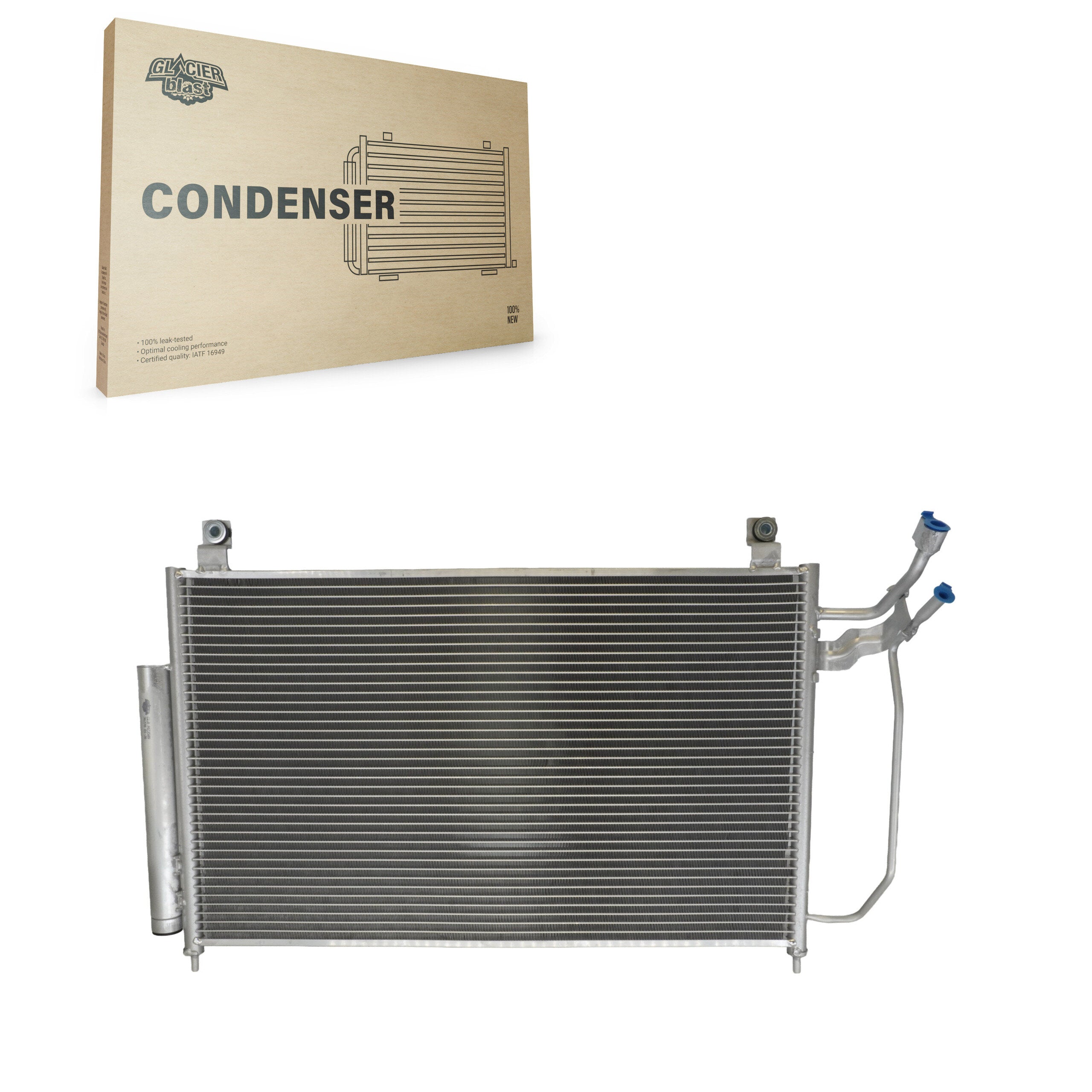 Glacier Blast GLB-MZ3589 A/C Condenser for 2007-2012 Mazda CX-7 - N/A