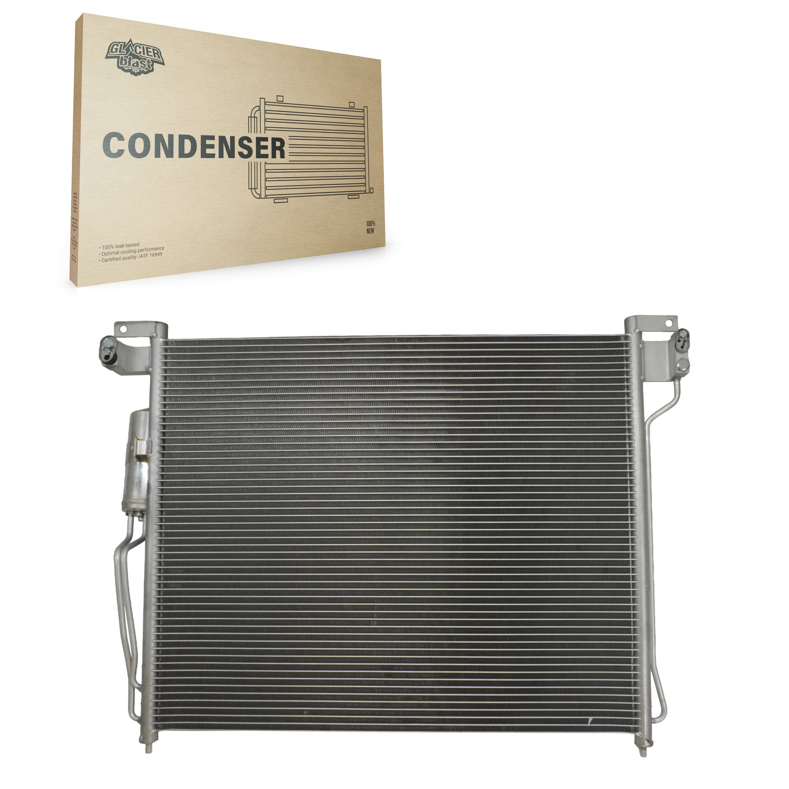 Glacier Blast GLB-NI3331 A/C Condenser for 2005-2019 Suzuki Equator, Nissan Frontier, Nissan Pathfinder - N/A