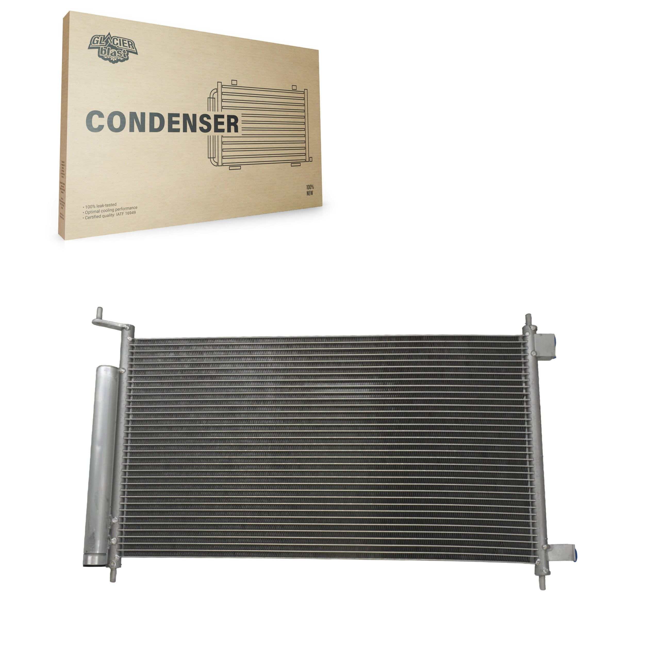 Glacier Blast GLB-NI3594 A/C Condenser for 2007-2014 Nissan Versa, Nissan Cube - N/A