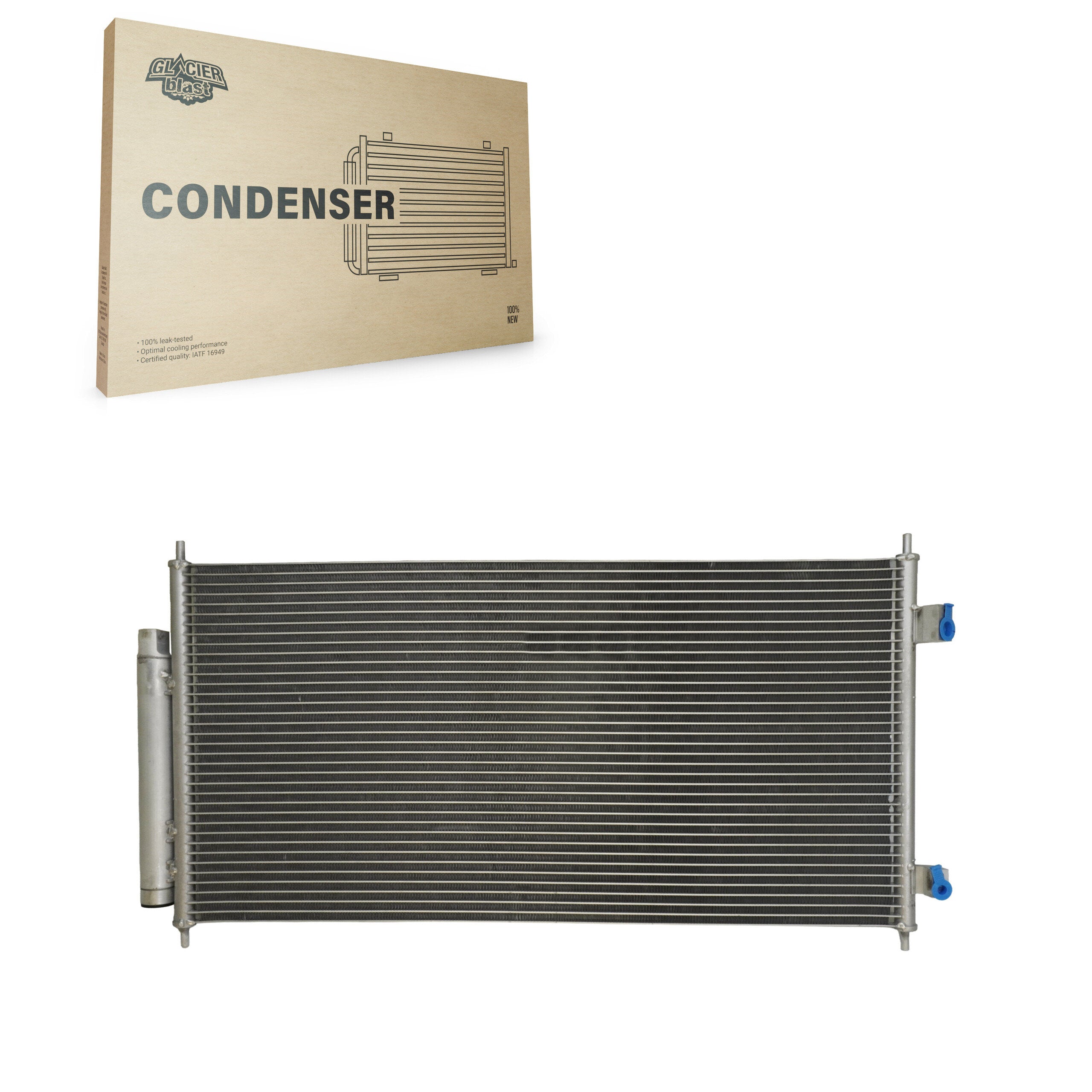 Glacier Blast GLB-NI3628 A/C Condenser for 2007-2012 Nissan Sentra - N/A