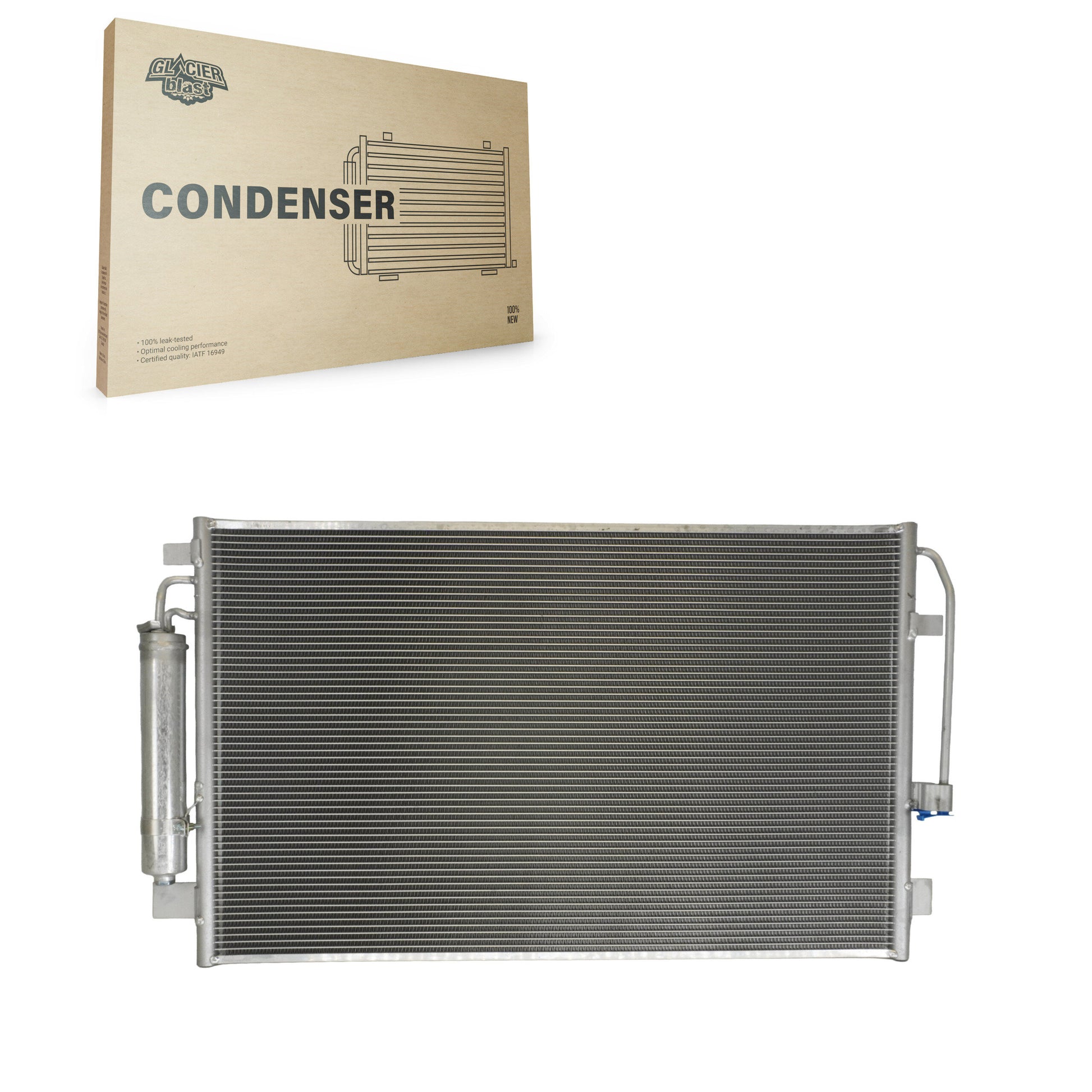 Glacier Blast GLB-NI3639 A/C Condenser for 2007-2023 Nissan Maxima, Nissan Altima - N/A