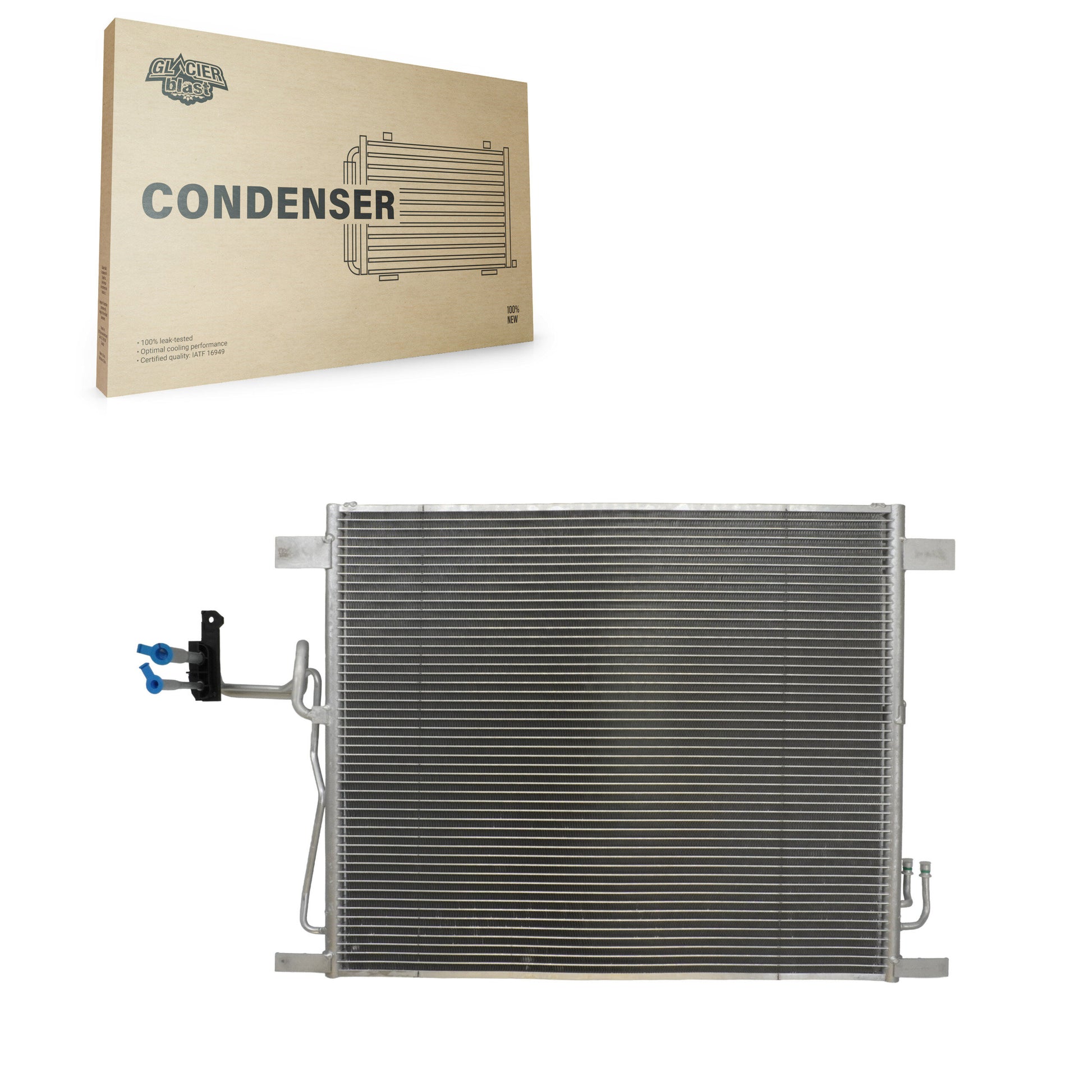 Glacier Blast GLB-NI3772 A/C Condenser for 2008-2017 INFINITI QX50, INFINITI QX70, INFINITI EX37 - N/A