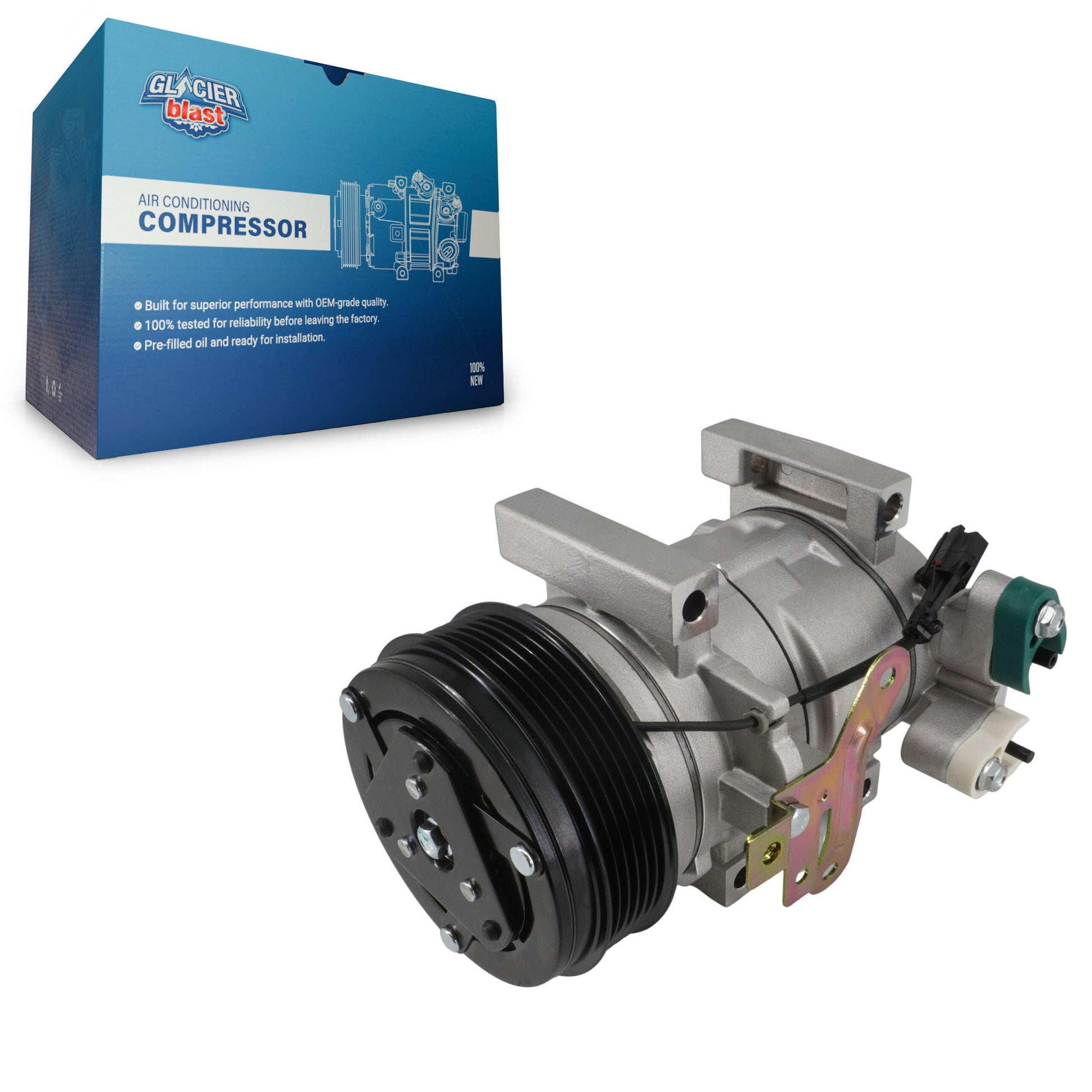Glacier Blast GLB-SB12978 A/C Compressor for 2011-2013 Subaru Forester - N/A