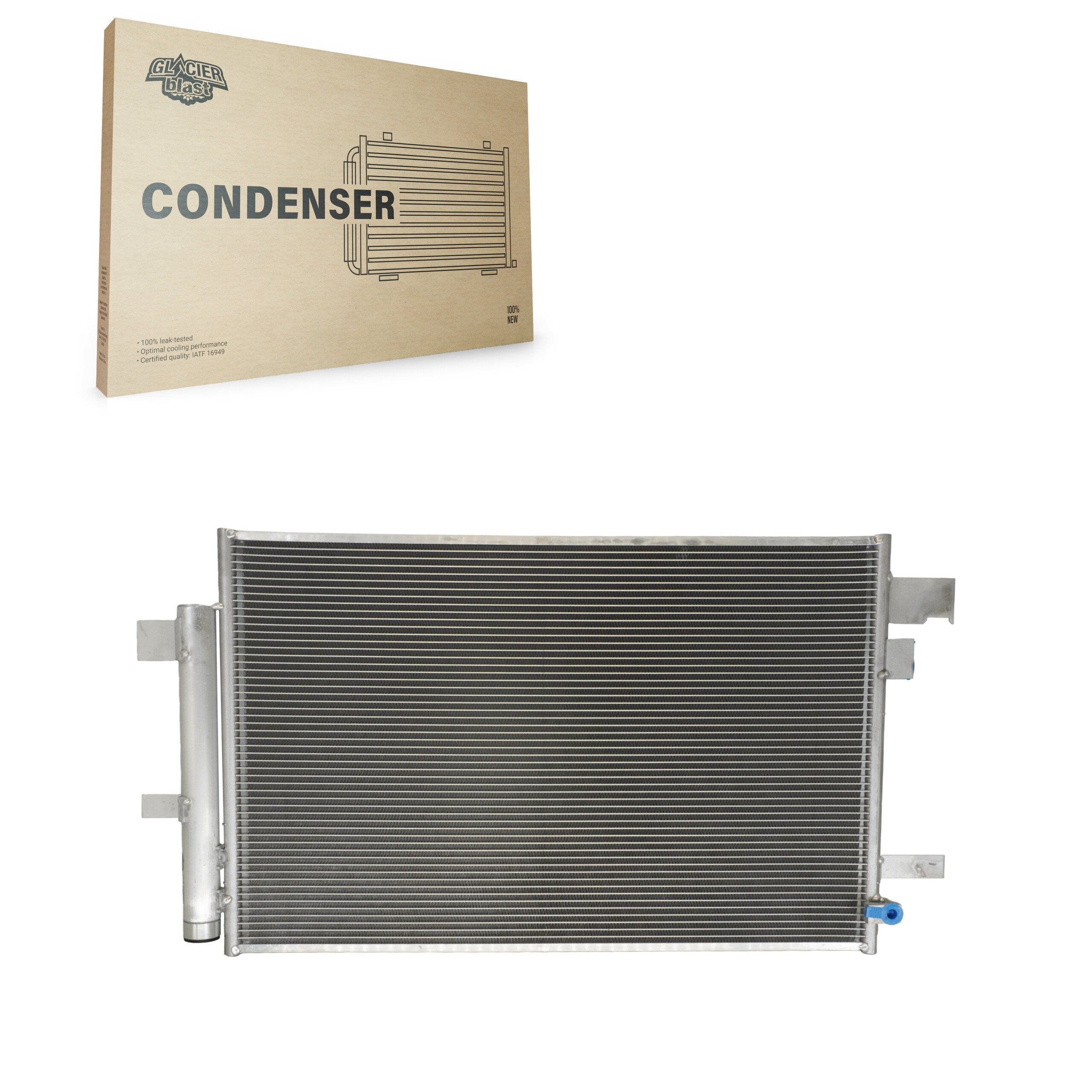 Glacier Blast GLB-SB30065 A/C Condenser for 2017-2023 Subaru Crosstrek, Subaru Impreza - N/A