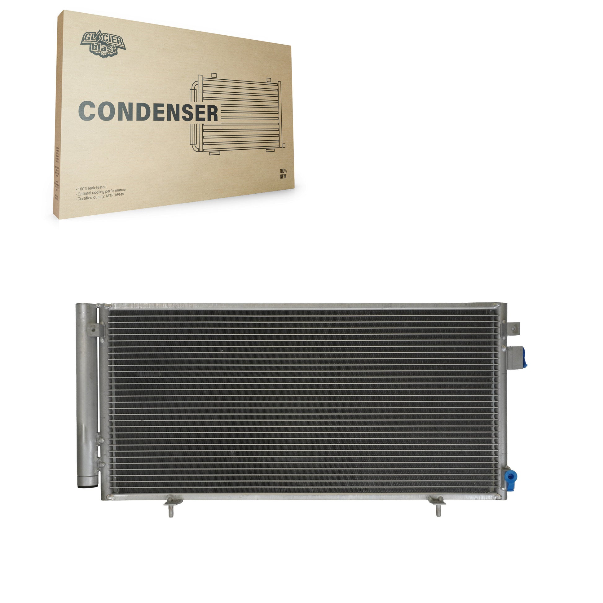 Glacier Blast GLB-SB3689 A/C Condenser for 2008-2021 Subaru Crosstrek, Subaru WRX, Subaru WRX STI - N/A