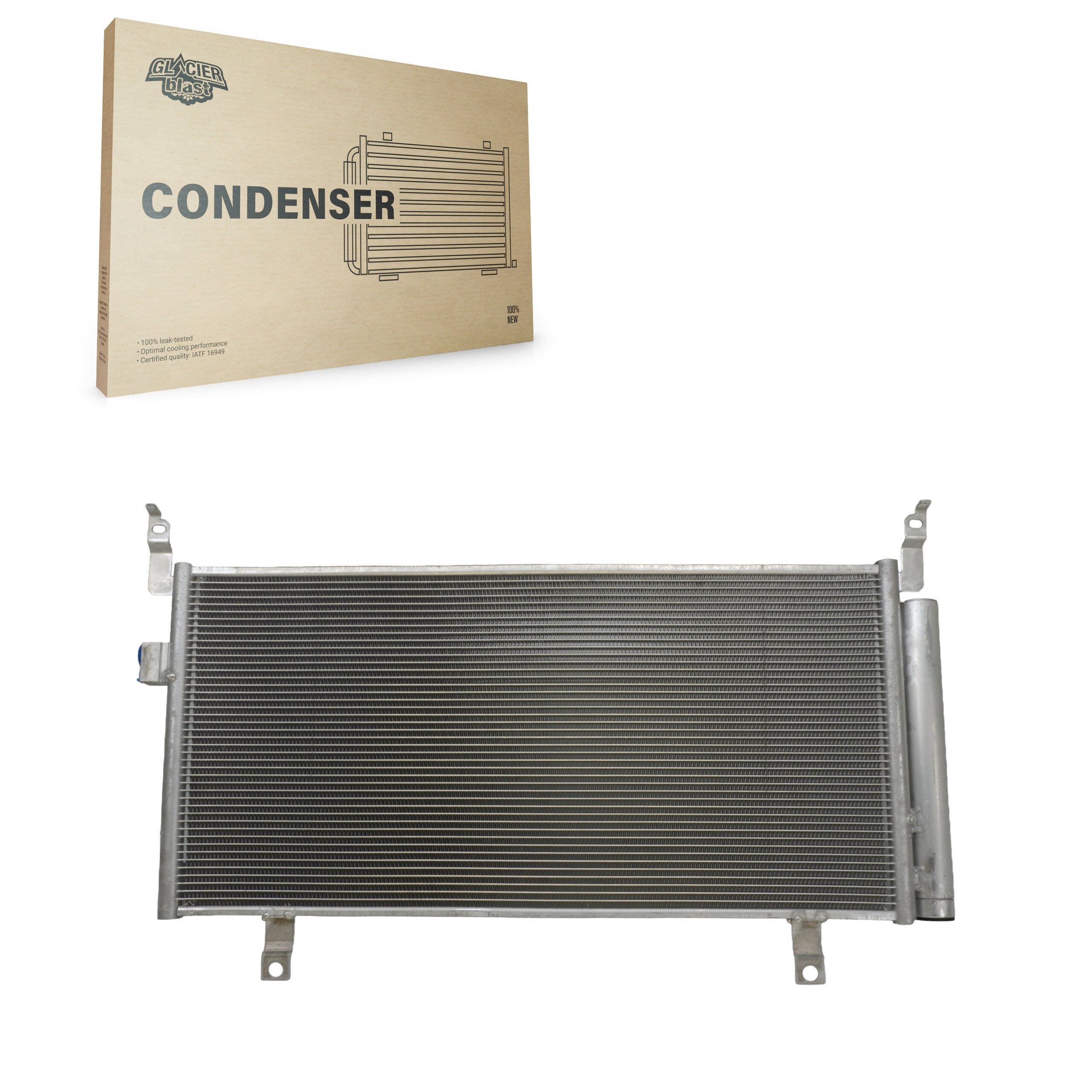 Glacier Blast GLB-SB4302 A/C Condenser for 2014-2018 Subaru Forester - N/A