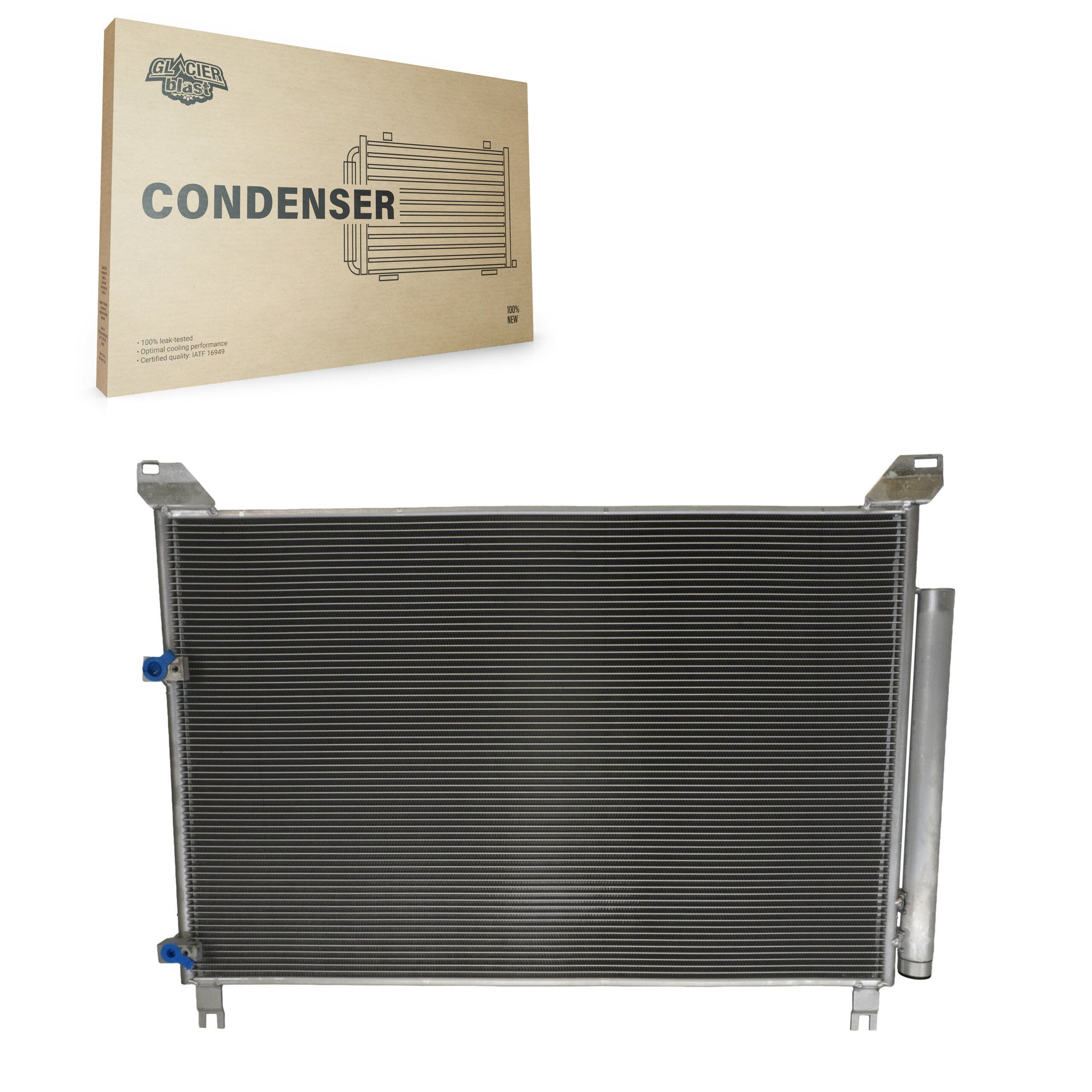 Glacier Blast GLB-TO30017 A/C Condenser for 2016-2022 Lexus RX350L, Lexus RX350 - N/A
