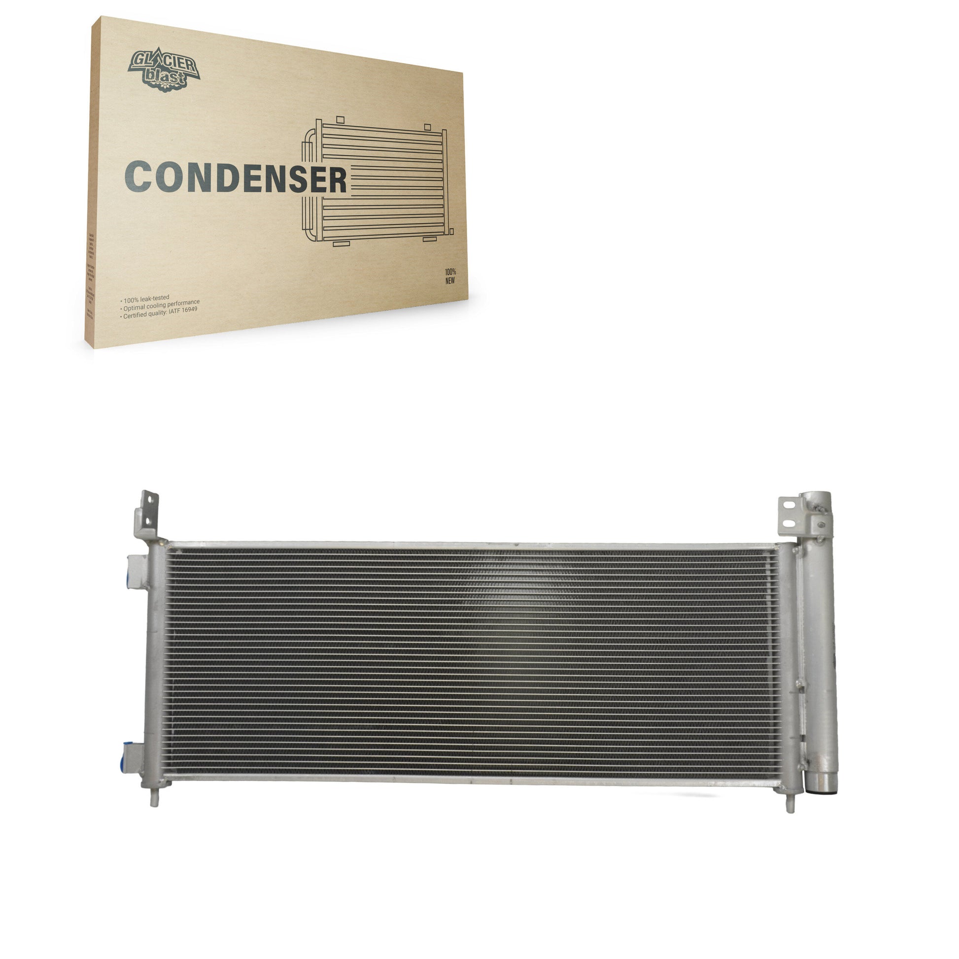 Glacier Blast GLB-TO30027 A/C Condenser for 2016-2018 Toyota RAV4 - N/A