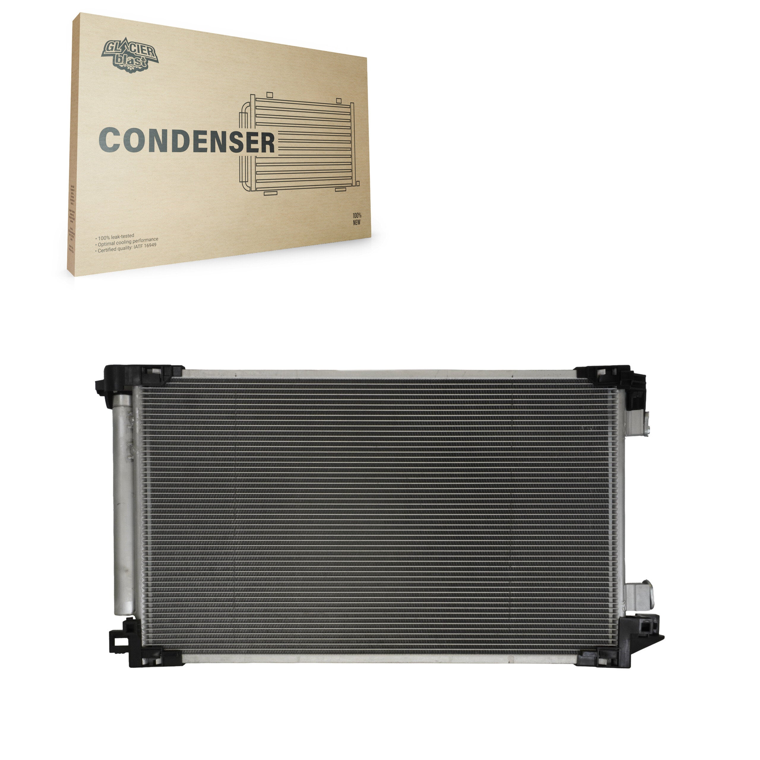 Glacier Blast GLB-TO30081 A/C Condenser for 2018-2022 Toyota C-HR - N/A