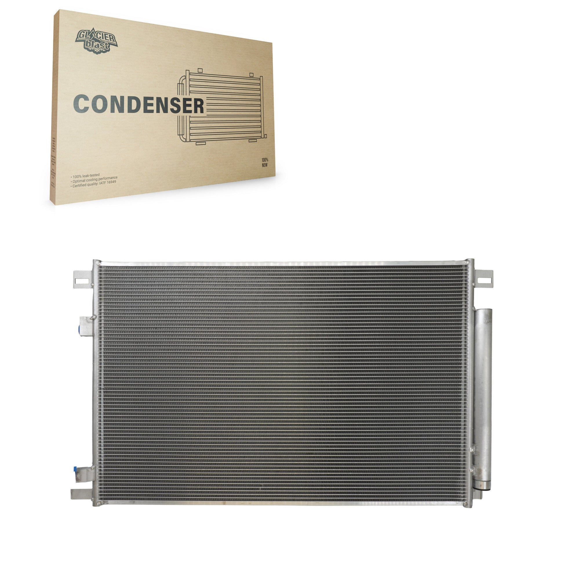 Glacier Blast GLB-TO30085 A/C Condenser for 2018-2025 Lexus NX250, Lexus NX350, Lexus ES250 - N/A
