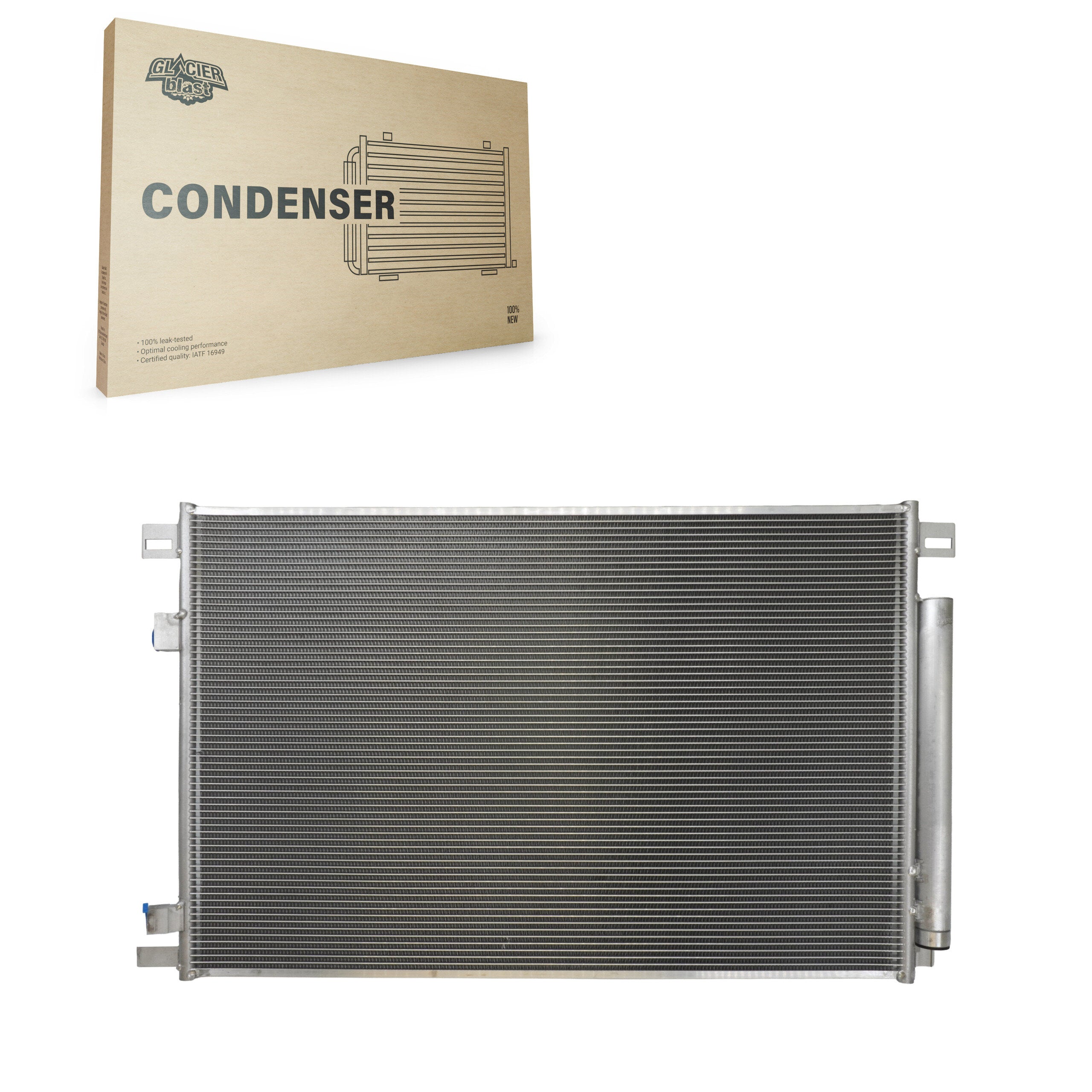 Glacier Blast GLB-TO30085 A/C Condenser for 2018-2025 Lexus NX250, Lexus NX350, Lexus ES250 - N/A