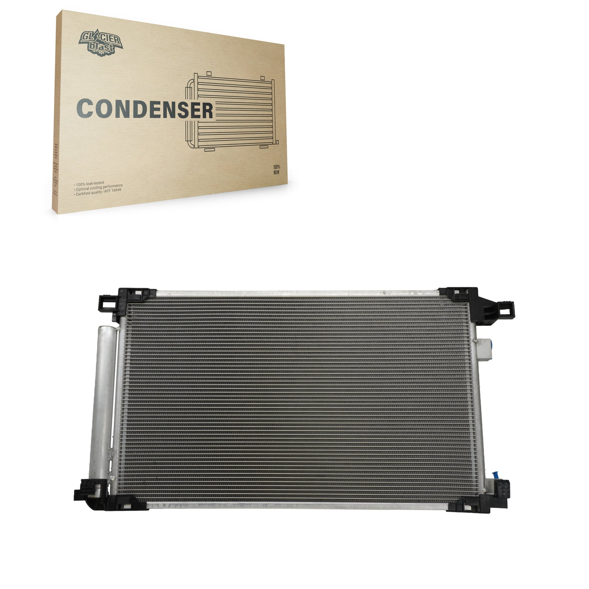 Glacier Blast GLB-TO30153 A/C Condenser for 2018-2022 Toyota Corolla, Toyota C-HR - N/A