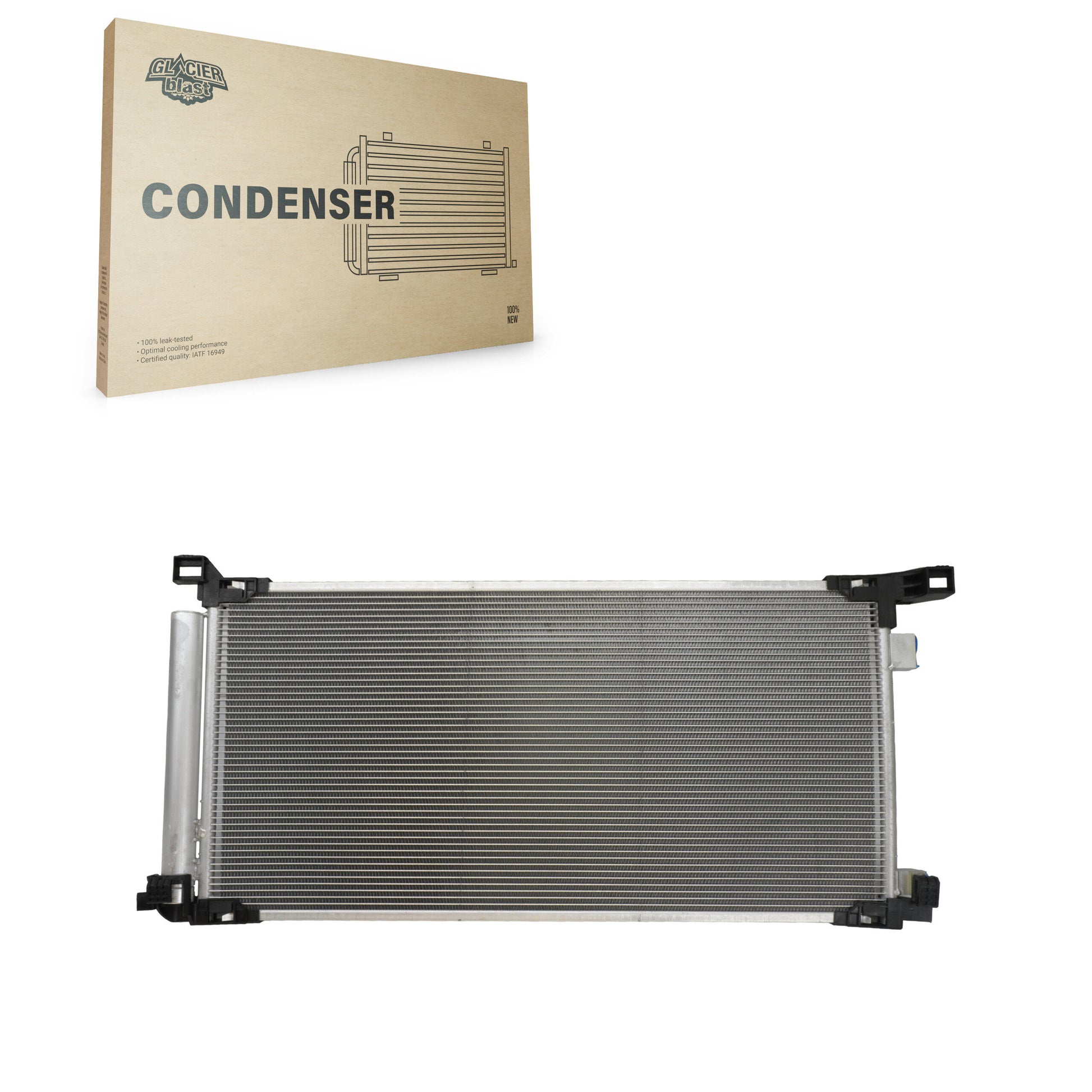 Glacier Blast GLB-TO30155 A/C Condenser for 2019-2025 Toyota Corolla Cross, Toyota Corolla, Lexus UX200 - N/A