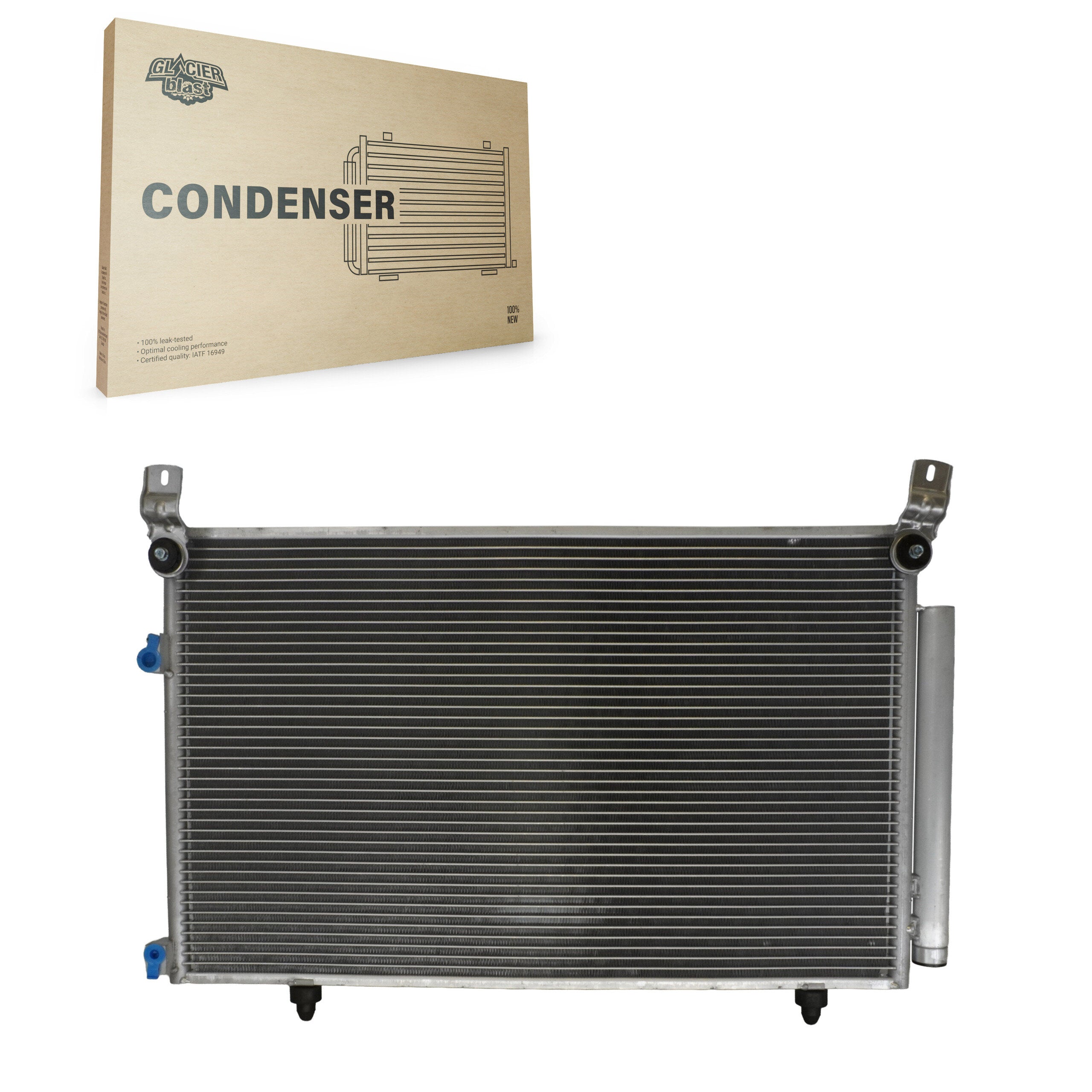 Glacier Blast GLB-TO3053 A/C Condenser for 2001-2007 Toyota Highlander - N/A