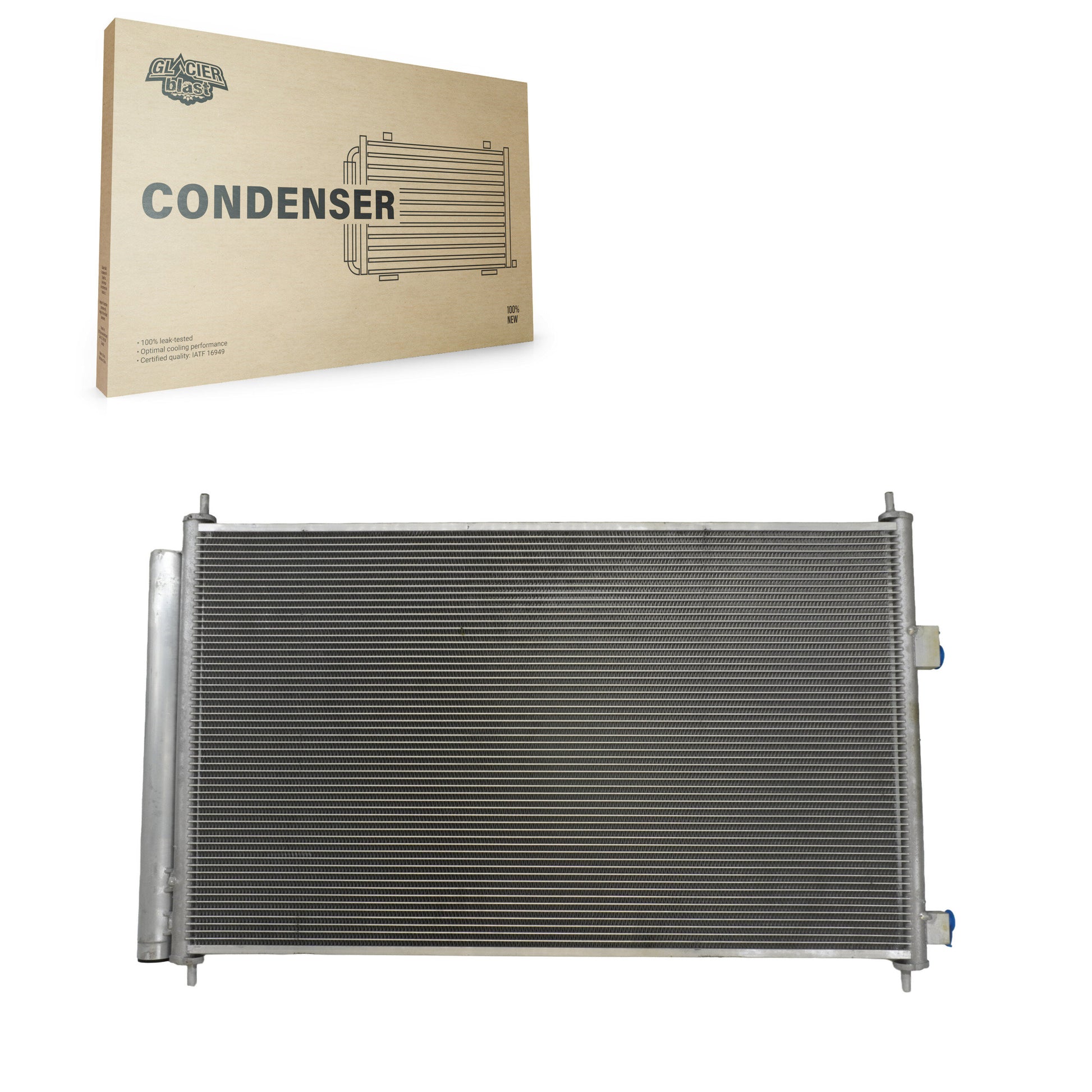 Glacier Blast GLB-TO3575 A/C Condenser for 2006-2012 Toyota RAV4 - N/A