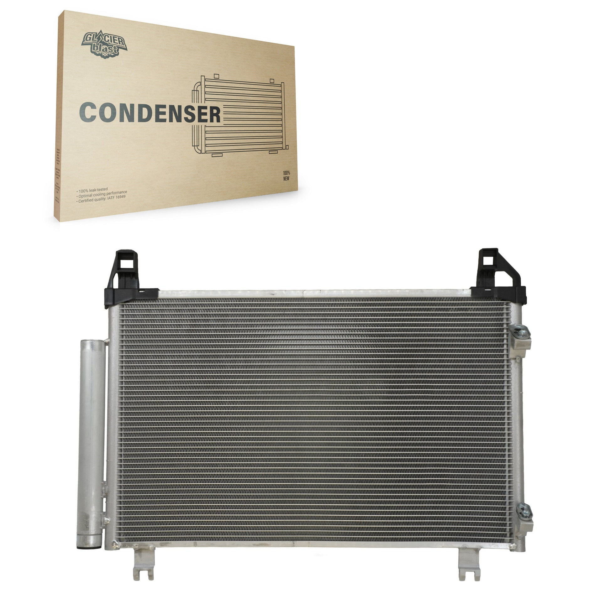 Glacier Blast GLB-TO3580 A/C Condenser for 2006-2015 Toyota Yaris, Scion xD - N/A
