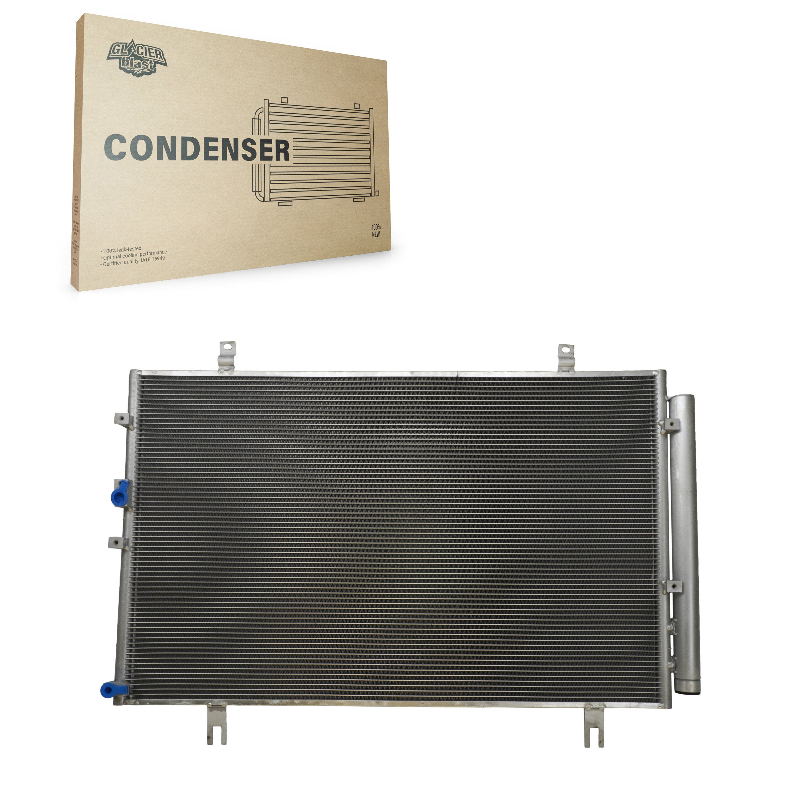 Glacier Blast GLB-TO3684 A/C Condenser for 2008-2013 Toyota Highlander - N/A