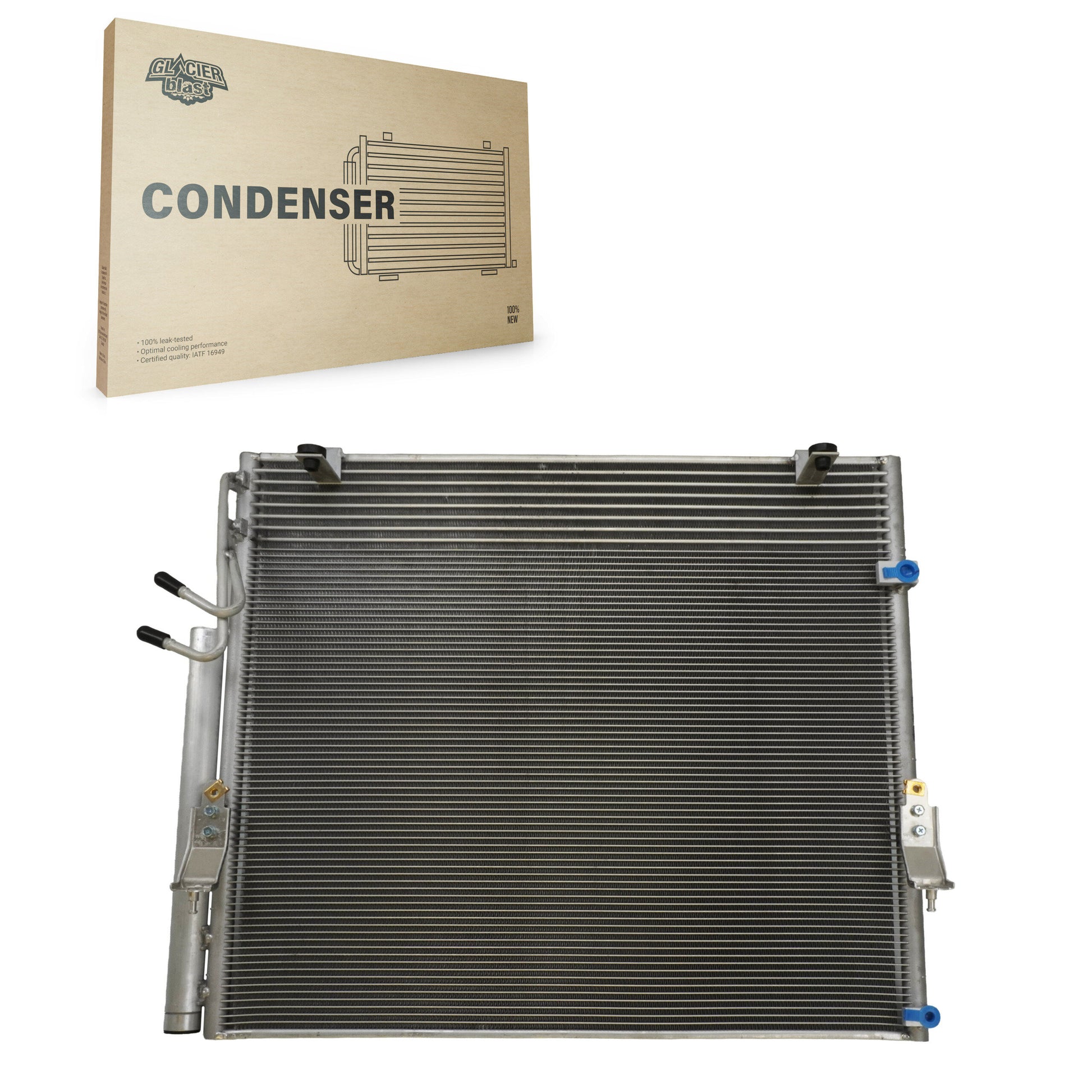 Glacier Blast GLB-TO4284 A/C Condenser for 2010-2019 Toyota Sequoia, Toyota Tundra - N/A