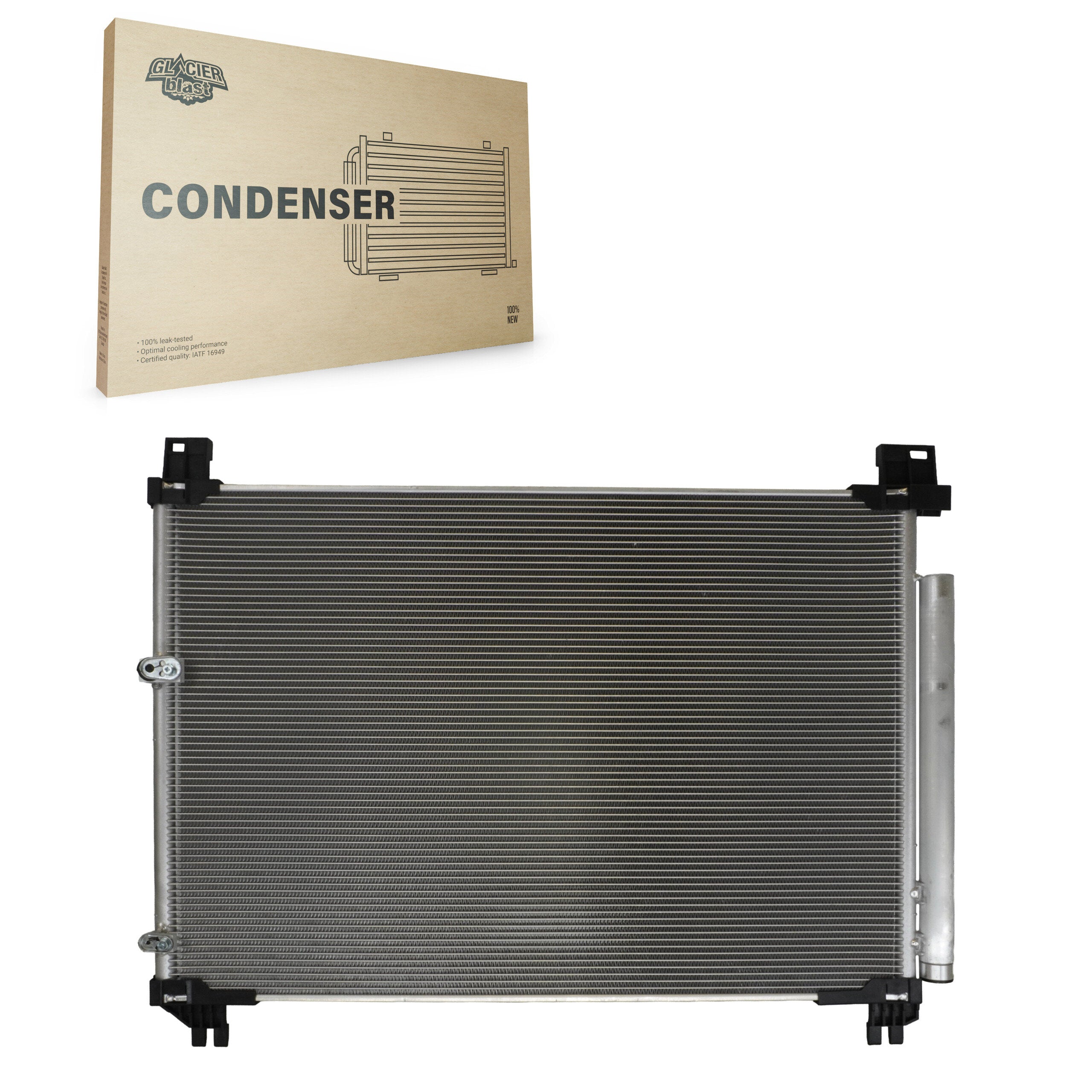 Glacier Blast GLB-TO4439 A/C Condenser for 2014-2019 Toyota Highlander - N/A