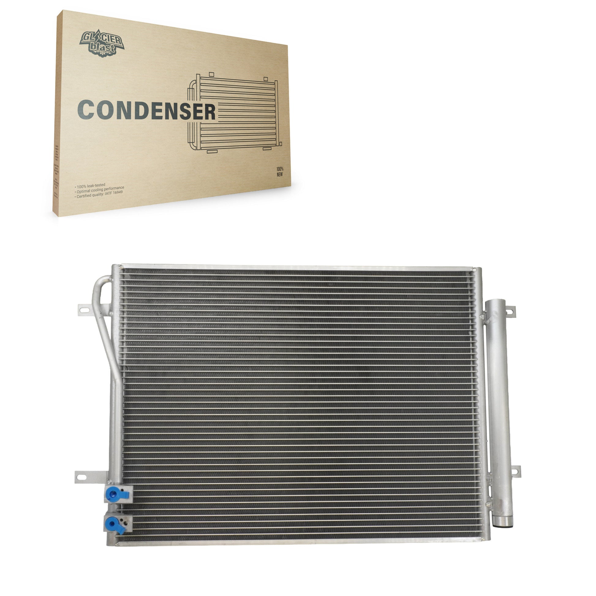 Glacier Blast GLB-VW30037 A/C Condenser for 2016-2022 Volkswagen Passat - N/A