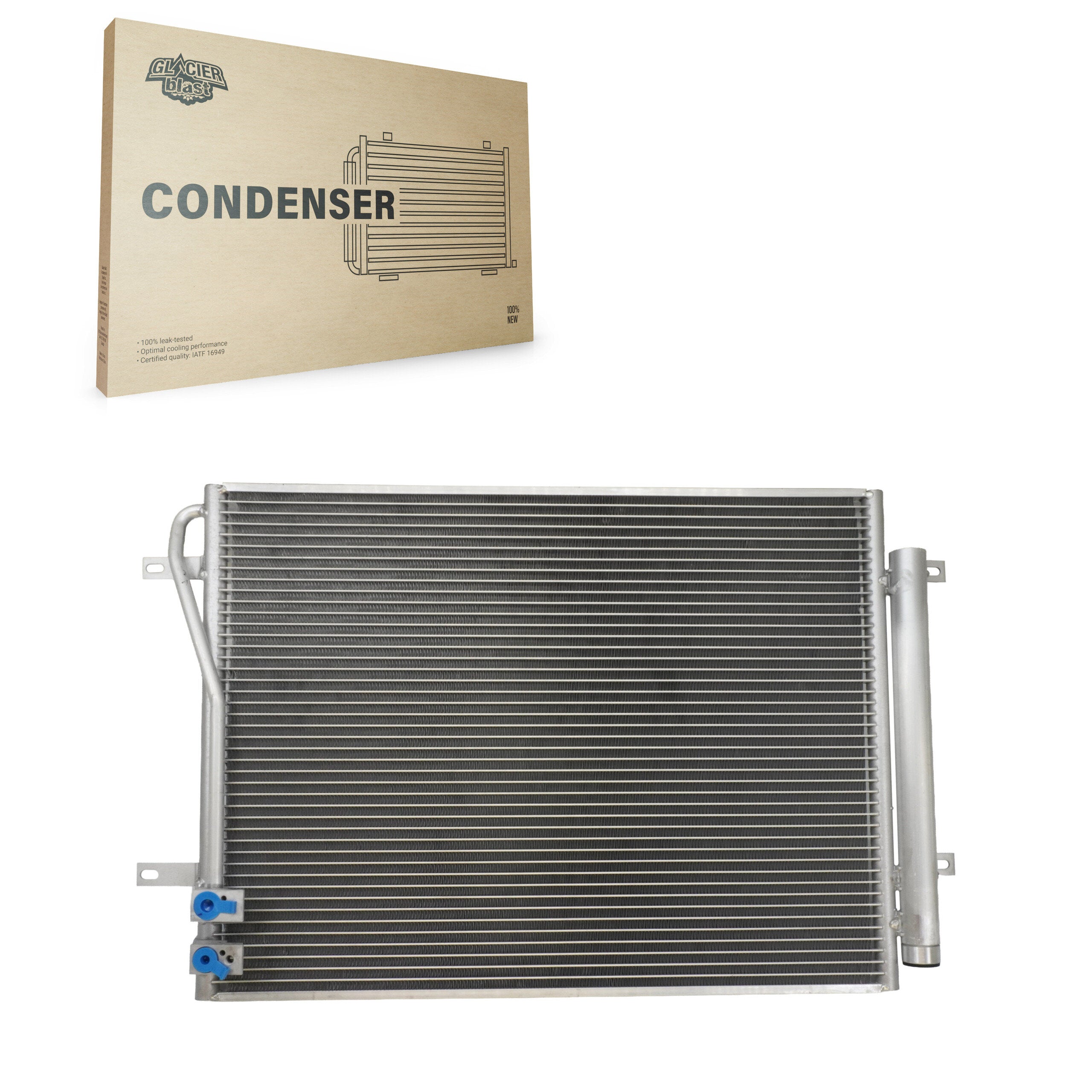 Glacier Blast GLB-VW30037 A/C Condenser for 2016-2022 Volkswagen Passat - N/A