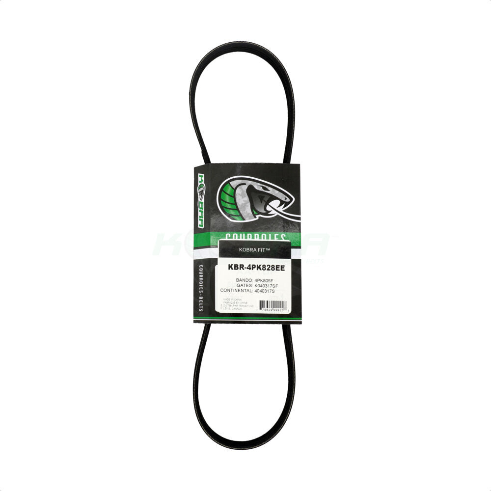 Kobra KBR-4PK828EE Serpentine Belt for 2008-2017 Subaru WRX, Subaru WRX STI, Subaru Impreza - Air Conditioning