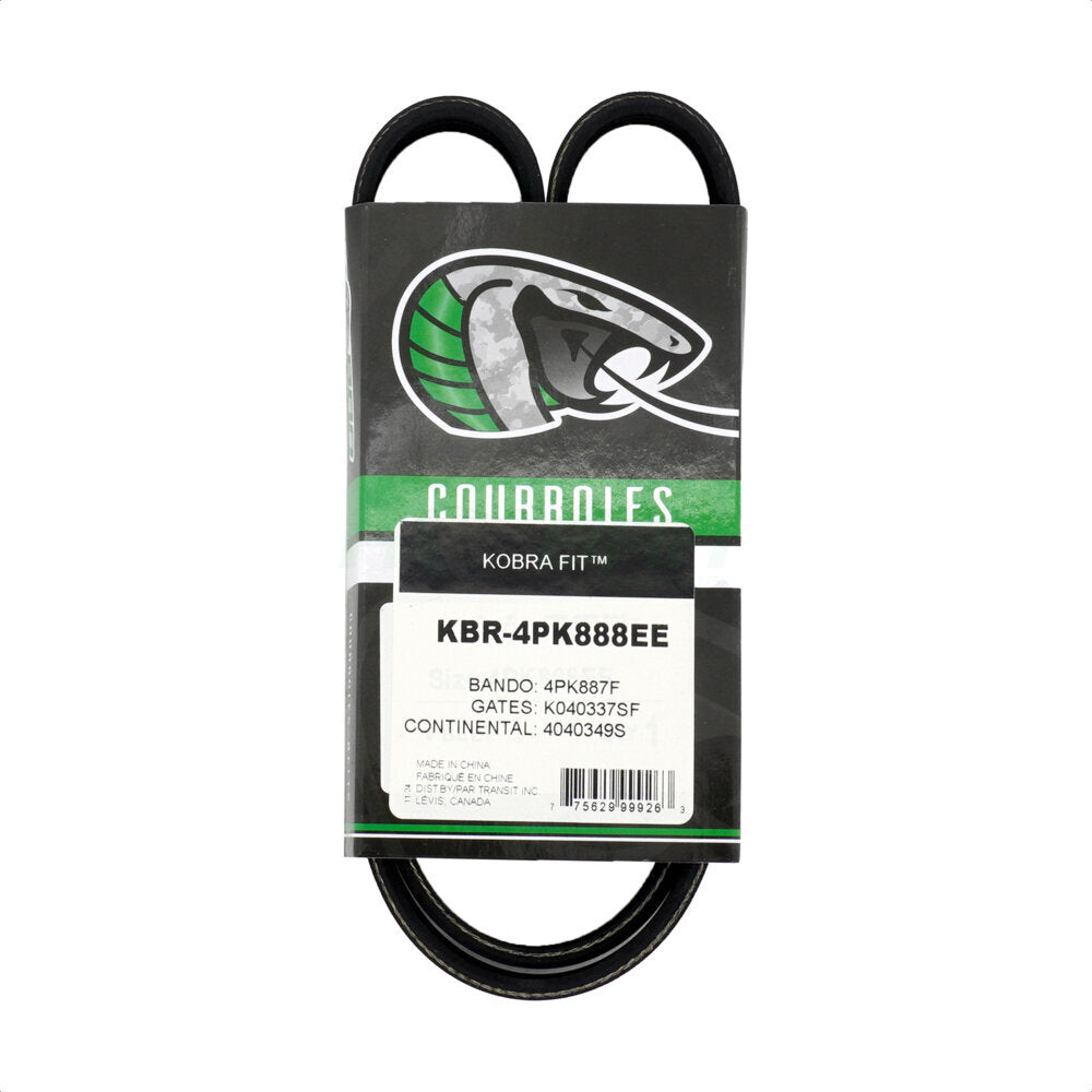 Kobra KBR-4PK888EE Serpentine Belt for 2013-2024 Cadillac Escalade, Cadillac Escalade ESV, Chevrolet Express 2500 - Air Conditioning