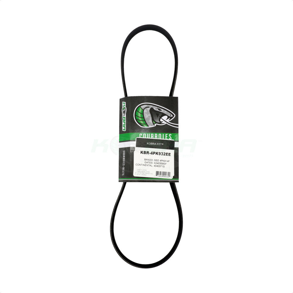 Kobra KBR-4PK932EE Serpentine Belt for 2008-2025 Ford F-150, Ford Explorer, Ford Police Interceptor Utility - Air Conditioning, Water Pump, Power Steering