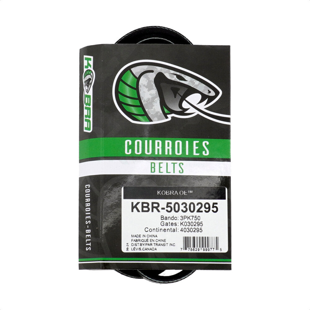 Kobra KBR-5030295 Serpentine Belt for 1992-2025 Lexus TX550h+, Lexus LC500h, Lexus LS500h - Water Pump, Power Steering