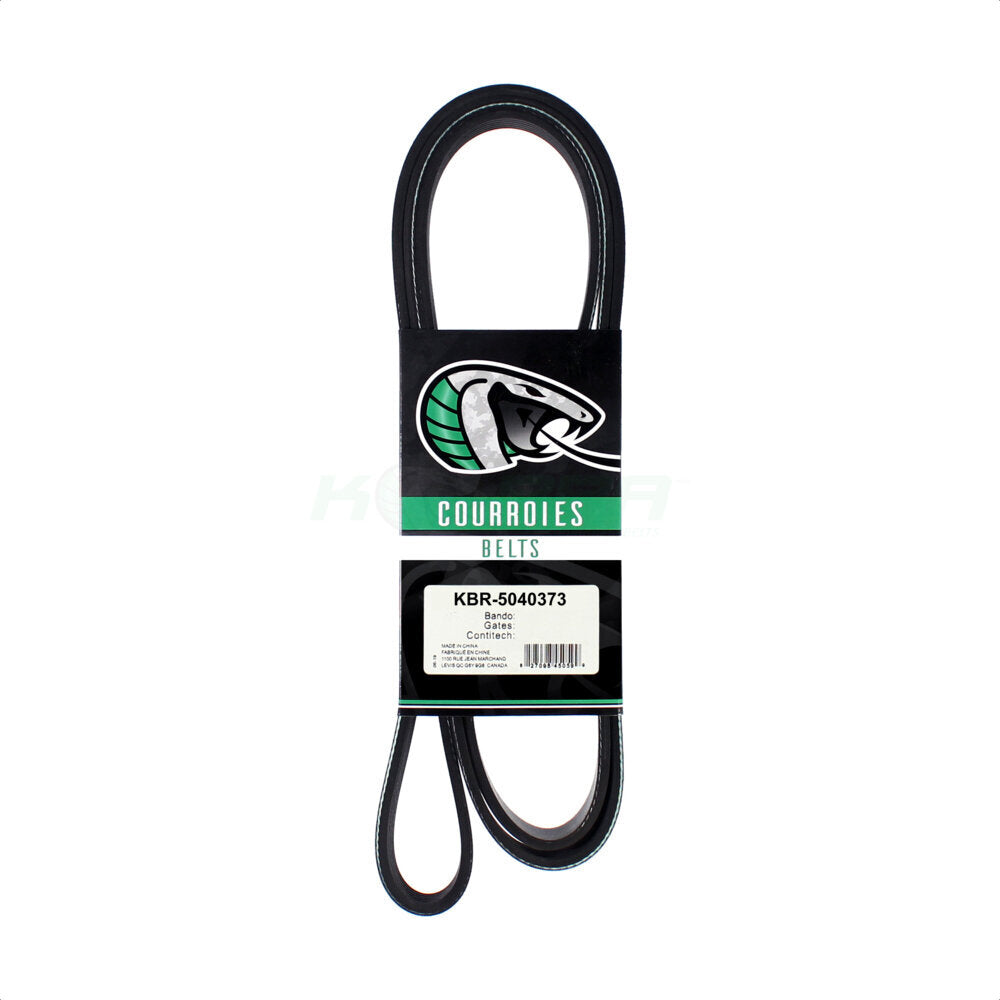 Kobra KBR-5040373 Serpentine Belt for 1984-2012 INFINITI G25, INFINITI G35, INFINITI M35 - Air Conditioning and Idler, Power Steering, Alternator and Water Pump