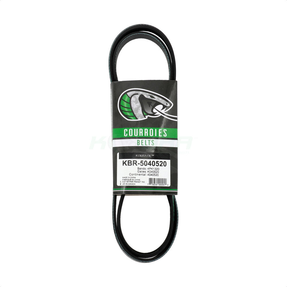 Kobra KBR-5040520 Serpentine Belt for 1985-2024 Ford Bronco, Ford Explorer, Dodge Neon - Main Drive, Power Steering and Air Conditioning, Alternator
