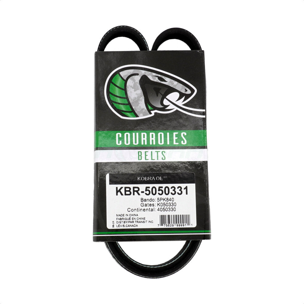 Kobra KBR-5050331 Serpentine Belt for 2013 Chevrolet Spark - Main Drive