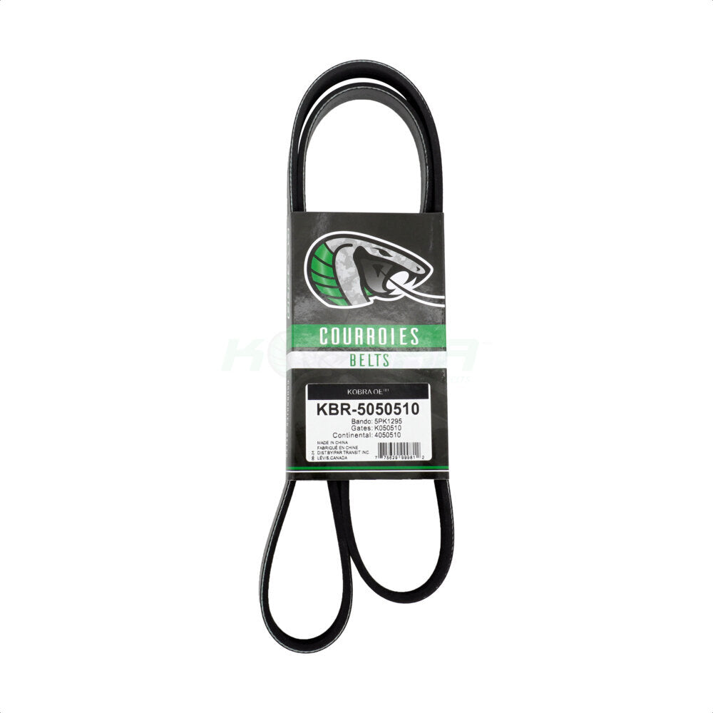 Kobra KBR-5050510 Serpentine Belt for 1986-2011 Mercedes-Benz B200 - Main Drive, Air Conditioning and Power Steering, Fan, Alternator, Power Steering and Tensioner