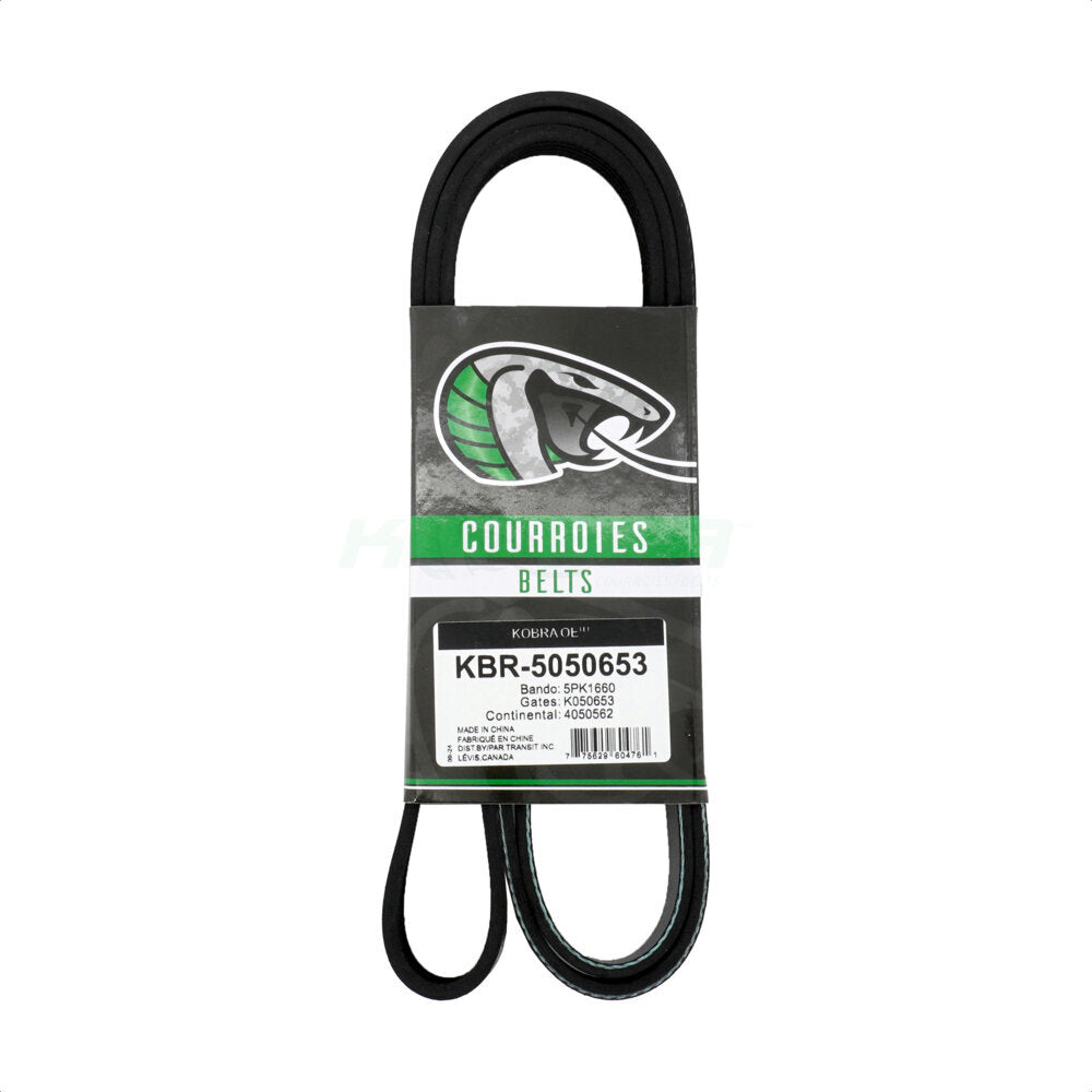 Kobra KBR-5050653 Serpentine Belt for 1999-2024 Chevrolet Colorado, GMC Canyon, Chevrolet Silverado 1500 LTD - Main Drive