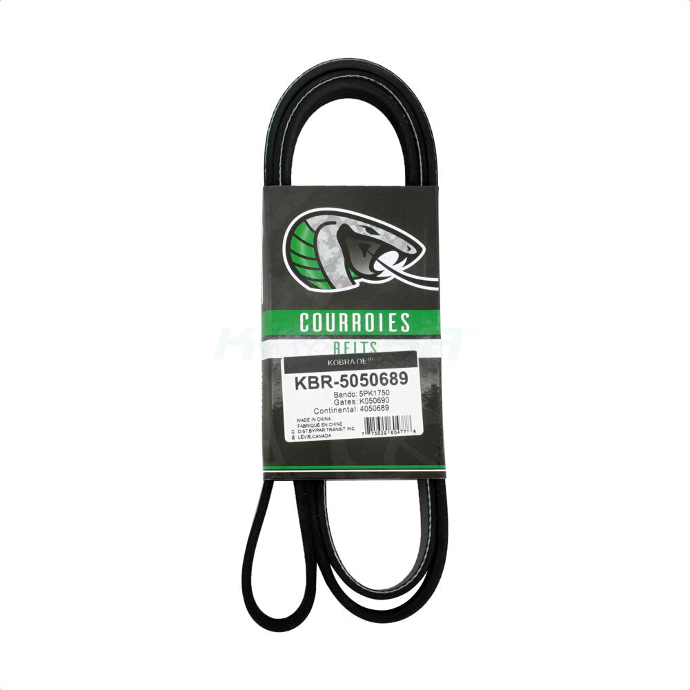 Kobra KBR-5050689 Serpentine Belt for 1992-2024 Chevrolet Equinox, GMC Terrain, Chevrolet Blazer - Main Drive