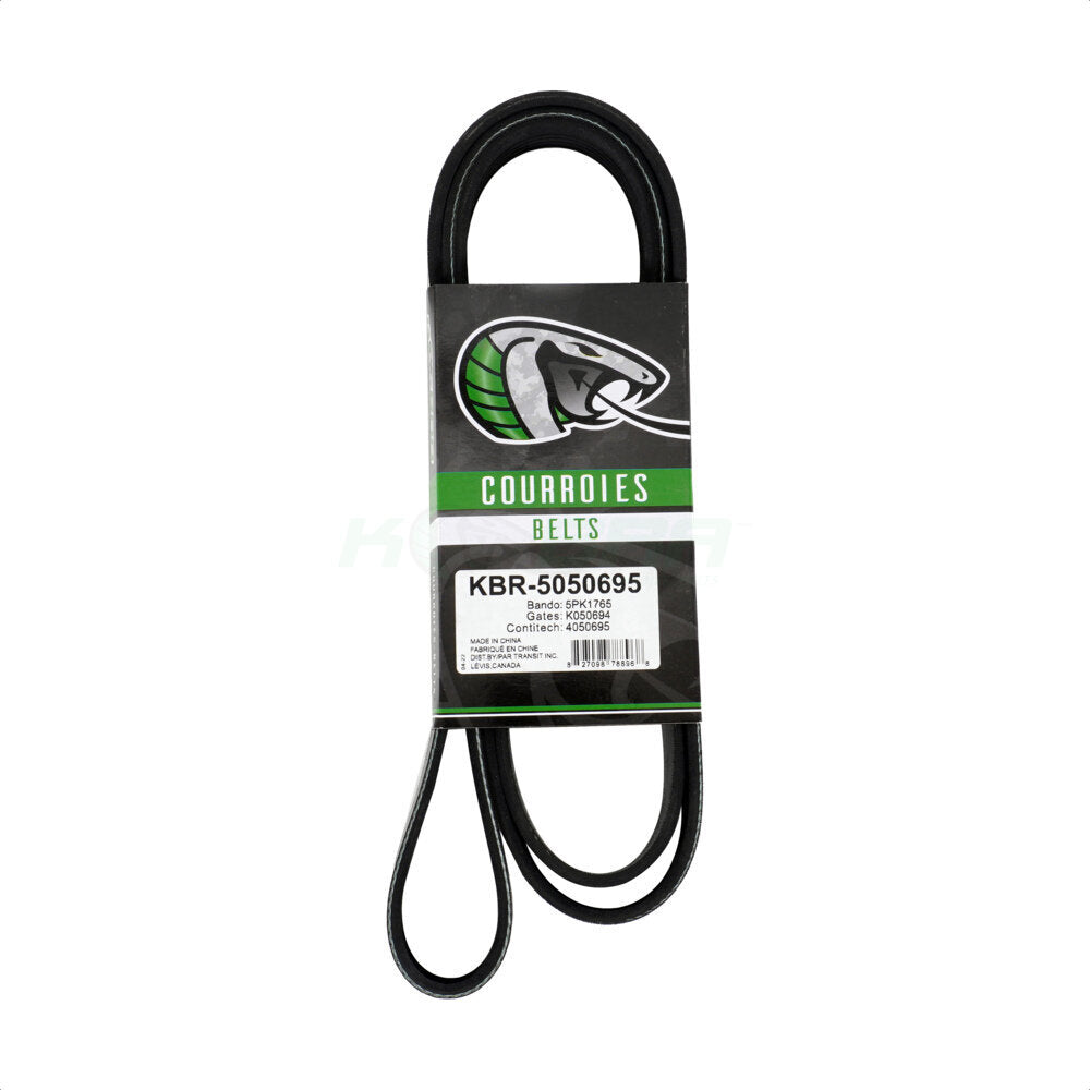 Kobra KBR-5050695 Serpentine Belt for 2006-2019 Chevrolet Malibu Limited, Buick Regal, Chevrolet Impala - Main Drive, Air Conditioning
