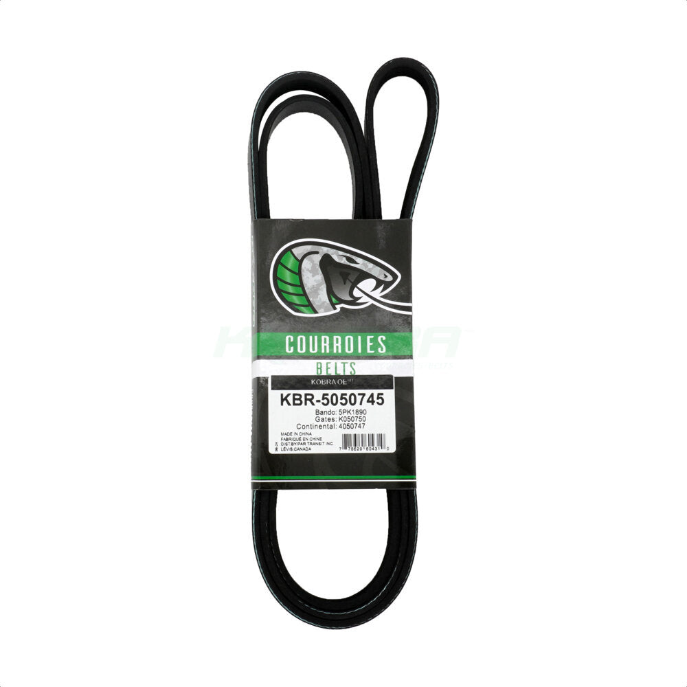 Kobra KBR-5050745 Serpentine Belt for 1991-2022 Chevrolet Colorado, GMC Canyon, Saturn SC - Main Drive