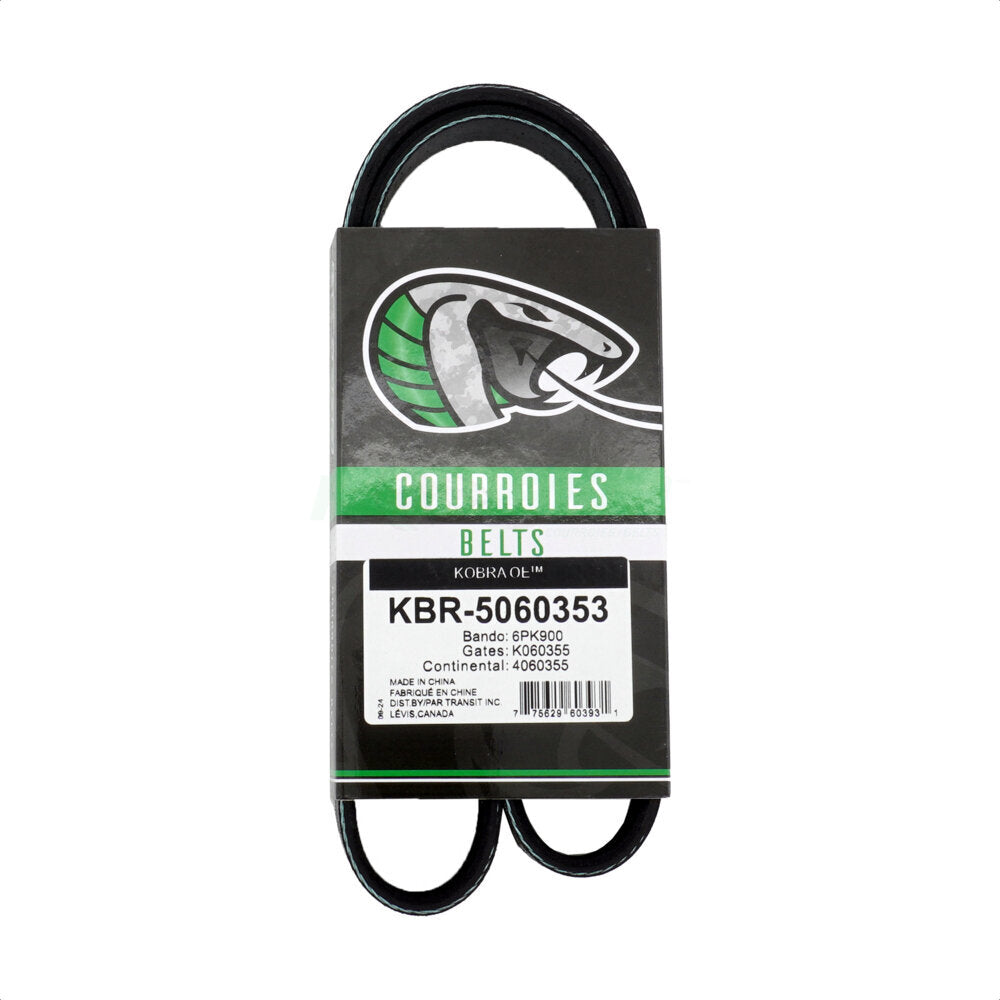 Kobra KBR-5060353 Serpentine Belt for 2010-2019 Mini Cooper Countryman, Mini Cooper, Mitsubishi Mirage - Main Drive