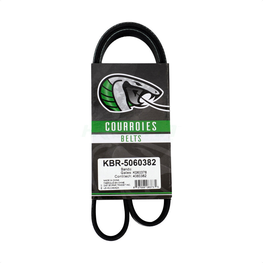 Kobra KBR-5060382 Serpentine Belt for 2014-2025 Mazda 3, Mazda CX-30, Mazda 3 Sport - Main Drive, Alternator and Compressor