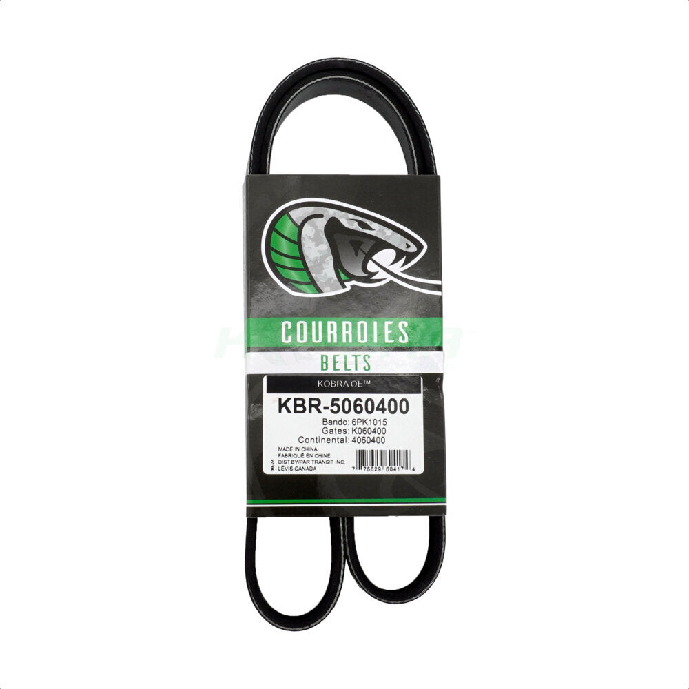 Kobra KBR-5060400 Serpentine Belt for 1983-2025 Hyundai Elantra N, Hyundai Kona N, Hyundai Veloster N - Main Drive, Air Conditioning and Alternator, Air Conditioning