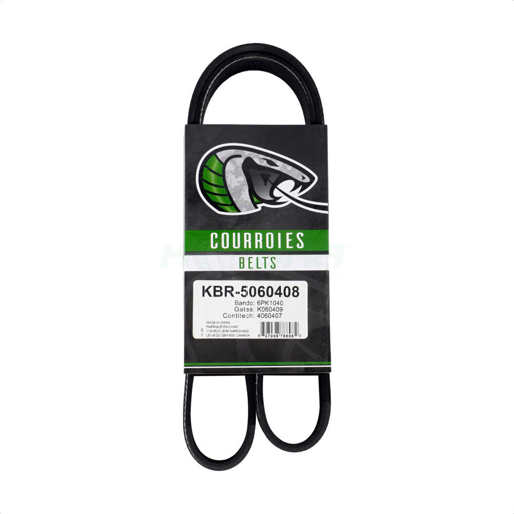 Kobra KBR-5060408 Serpentine Belt for 1989-2006 Lexus RX330, International 5500i, International 5600i - Alternator and Air Conditioning, Water Pump, Air Conditioning and Alternator
