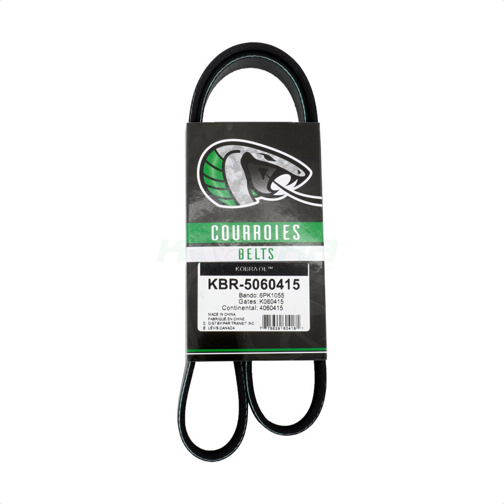 Kobra KBR-5060415 Serpentine Belt for 1988-2015 Volkswagen Golf, Audi TT Quattro, Volkswagen Golf R - Main Drive, Air Conditioning, Alternator and Tensioner, Water Pump