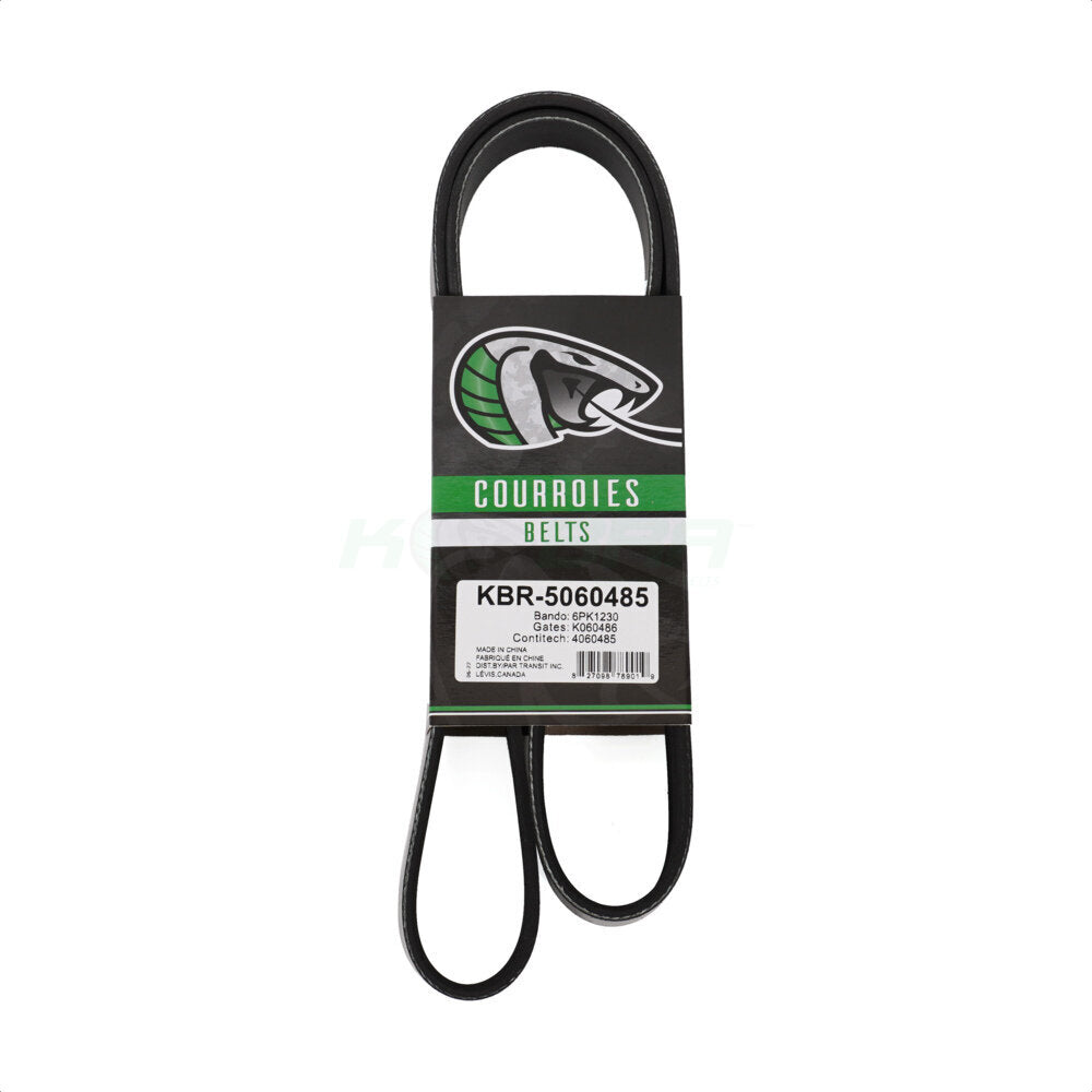 Kobra KBR-5060485 Serpentine Belt for 1986-2025 Volvo XC40, Volvo V60, Volvo V60 Cross Country - Main Drive, Alternator, Water Pump and Air Conditioning, Alternator and Water Pump