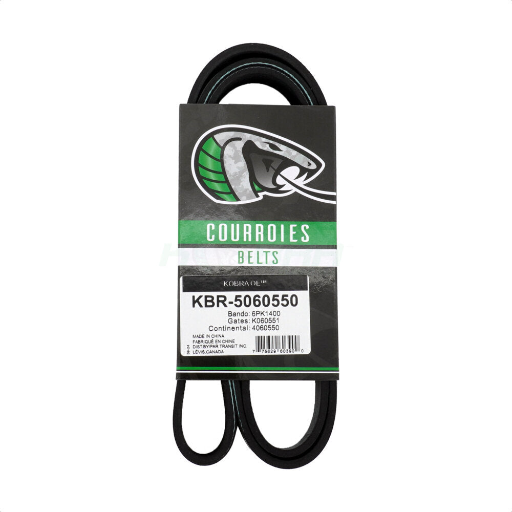 Kobra KBR-5060550 Serpentine Belt for 2005-2025 Ford Transit-150, Ford Transit-250, Land Rover Defender 130 - Main Drive, Water Pump, Water Pump and Alternator