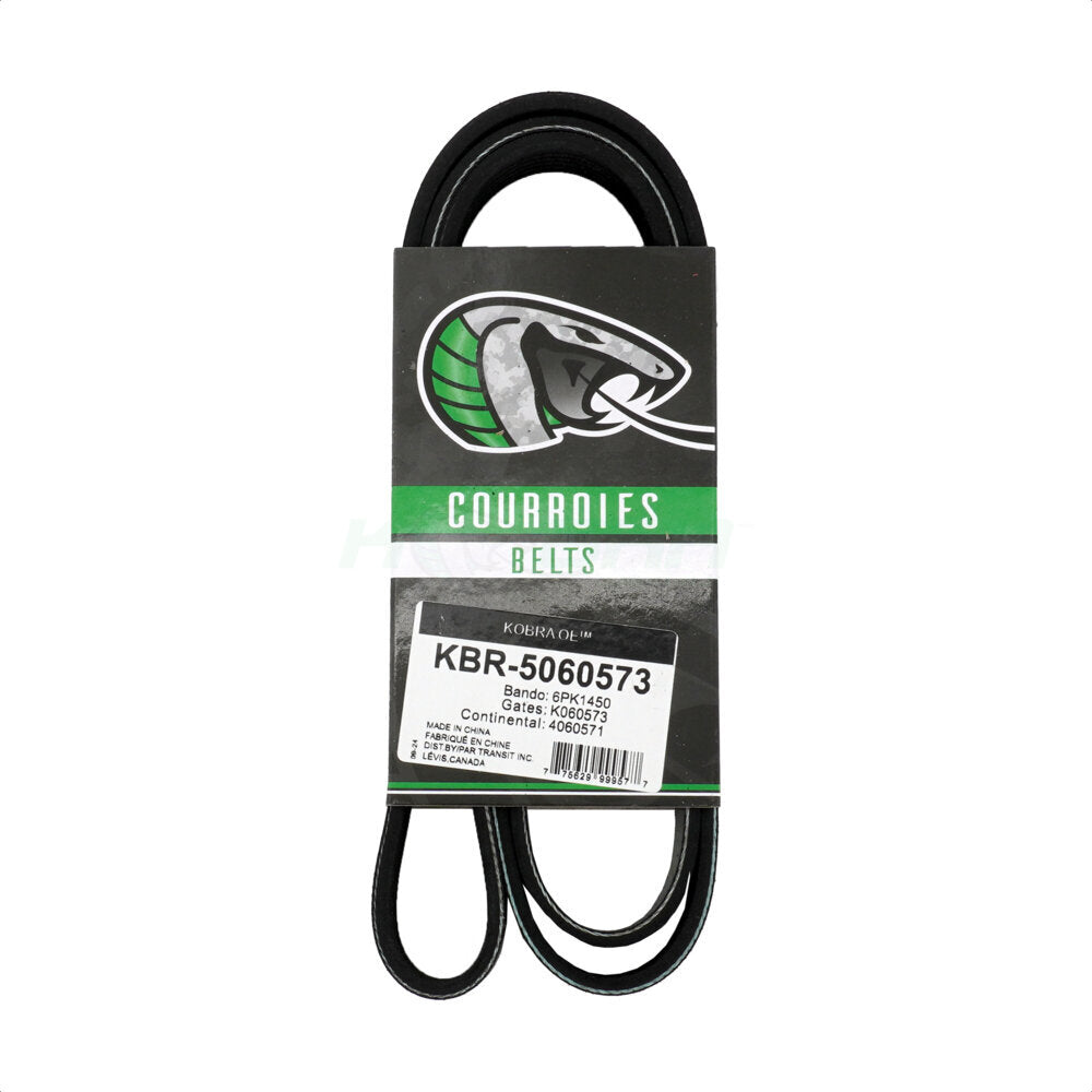 Kobra KBR-5060573 Serpentine Belt for 2003-2020 Cadillac CT5, Cadillac CT6, BMW Z4 - Main Drive